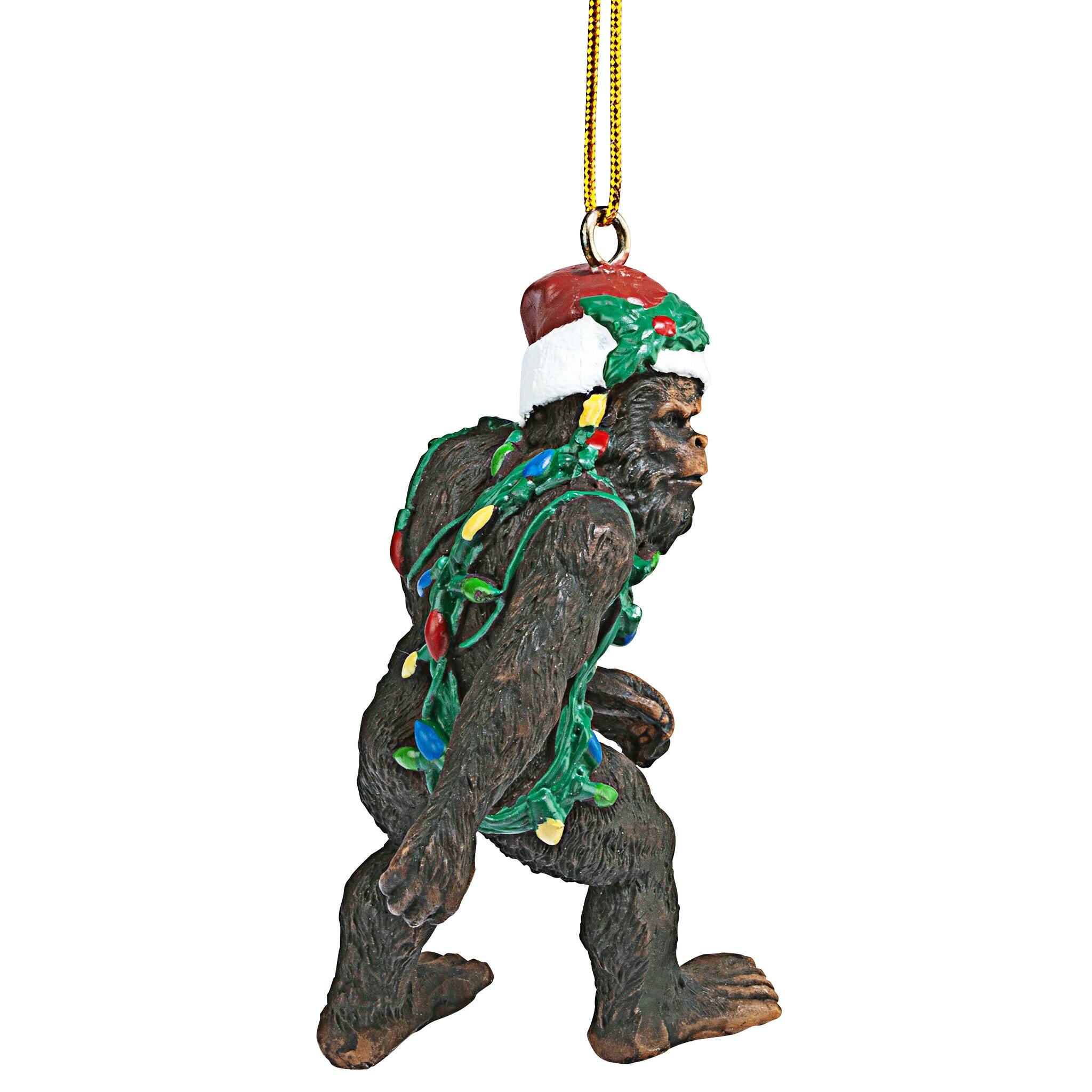 Design Toscano 3ct. Bigfoot the Yeti Ornaments