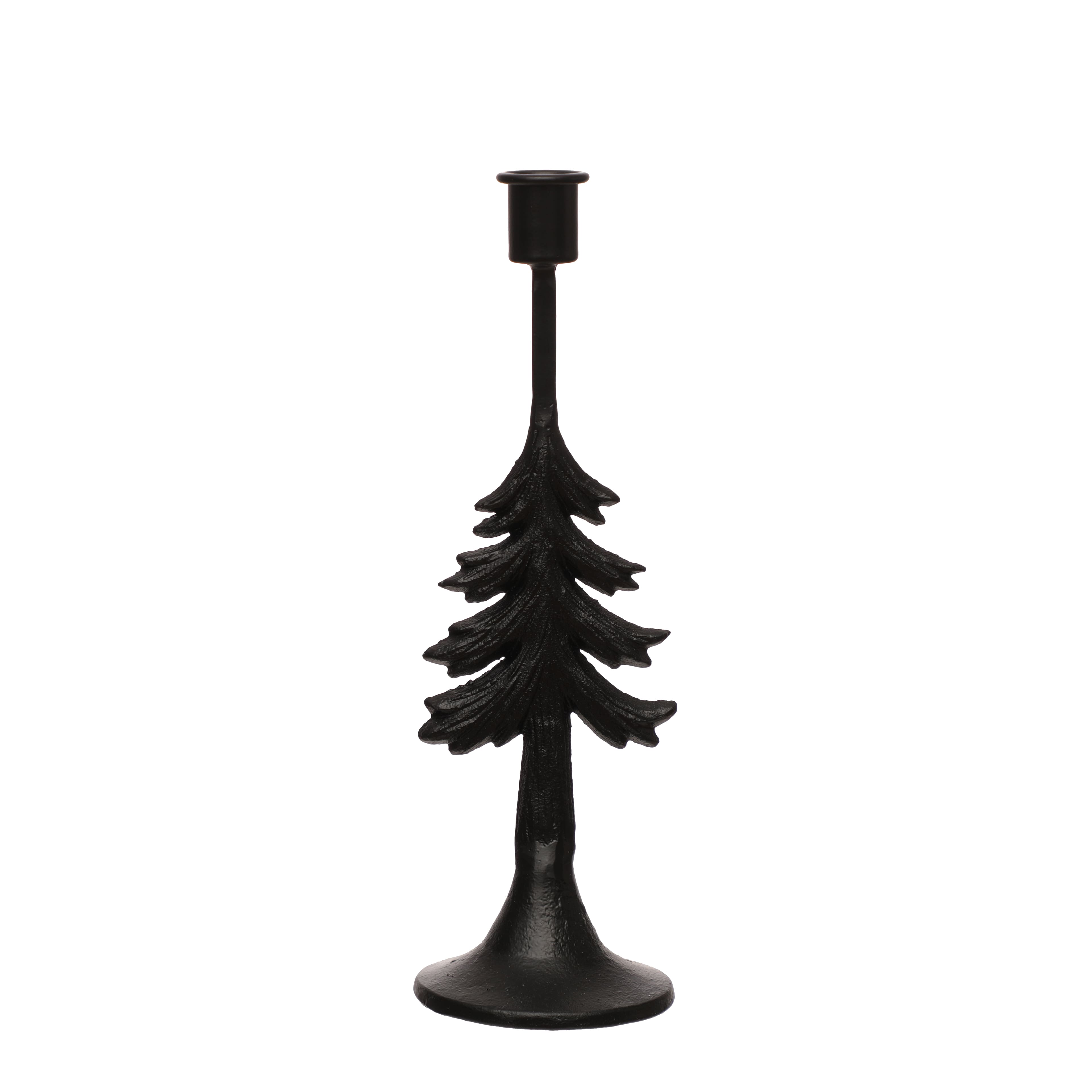 Black Christmas Tree Metal Candle Holder by Ashland&#xAE;