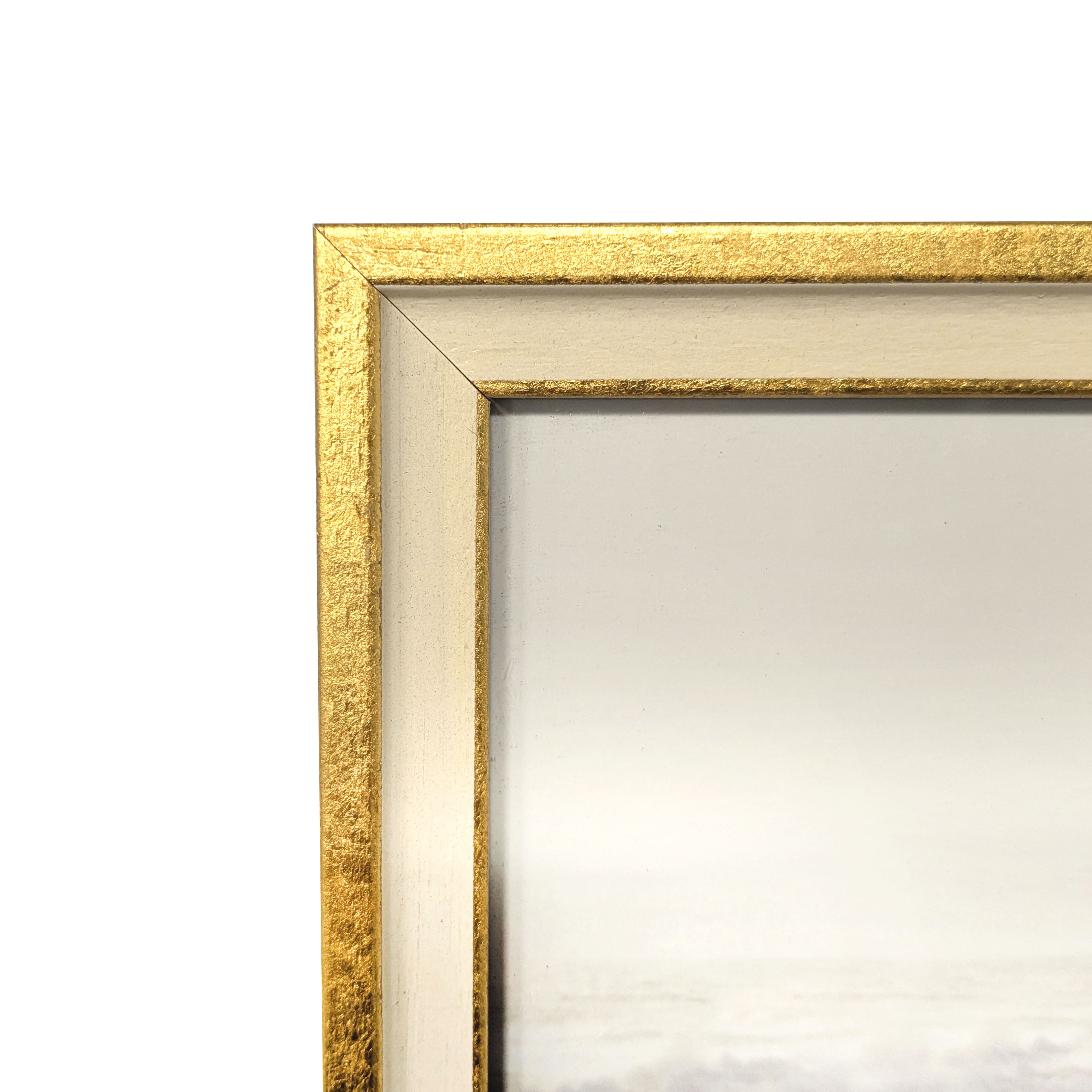Expressions™ Cream & Gold Leaf Frame by Studio Décor®