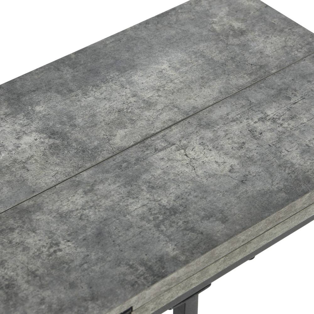 Household Essentials Jamestown Extendable C-Shaped End Table