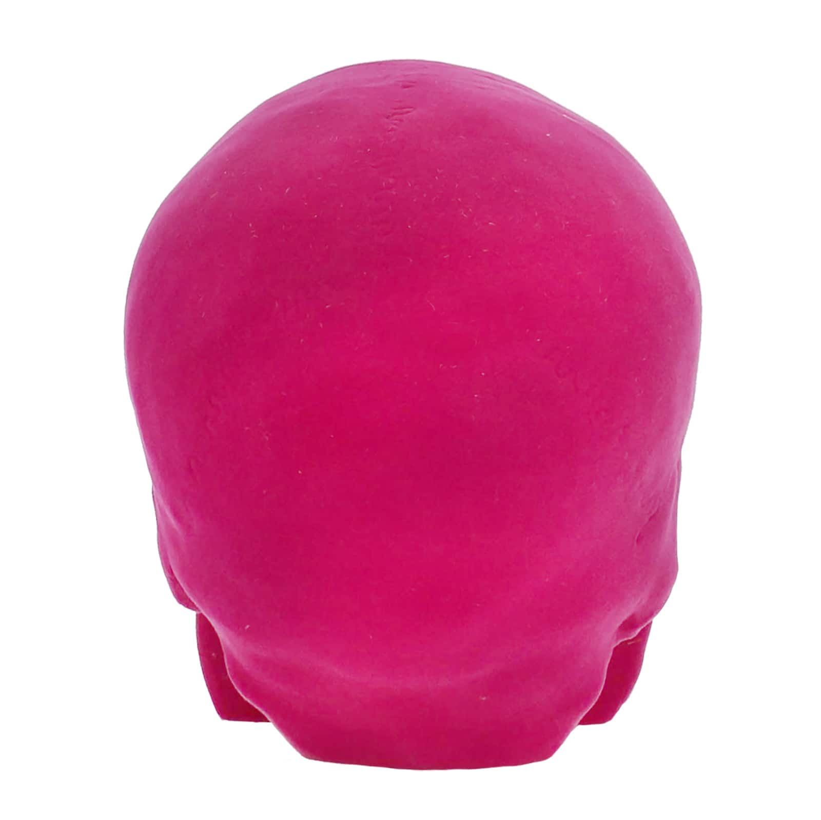 6.5&#x22; Hot Pink Flocked Skull Decoration by Ashland&#xAE;