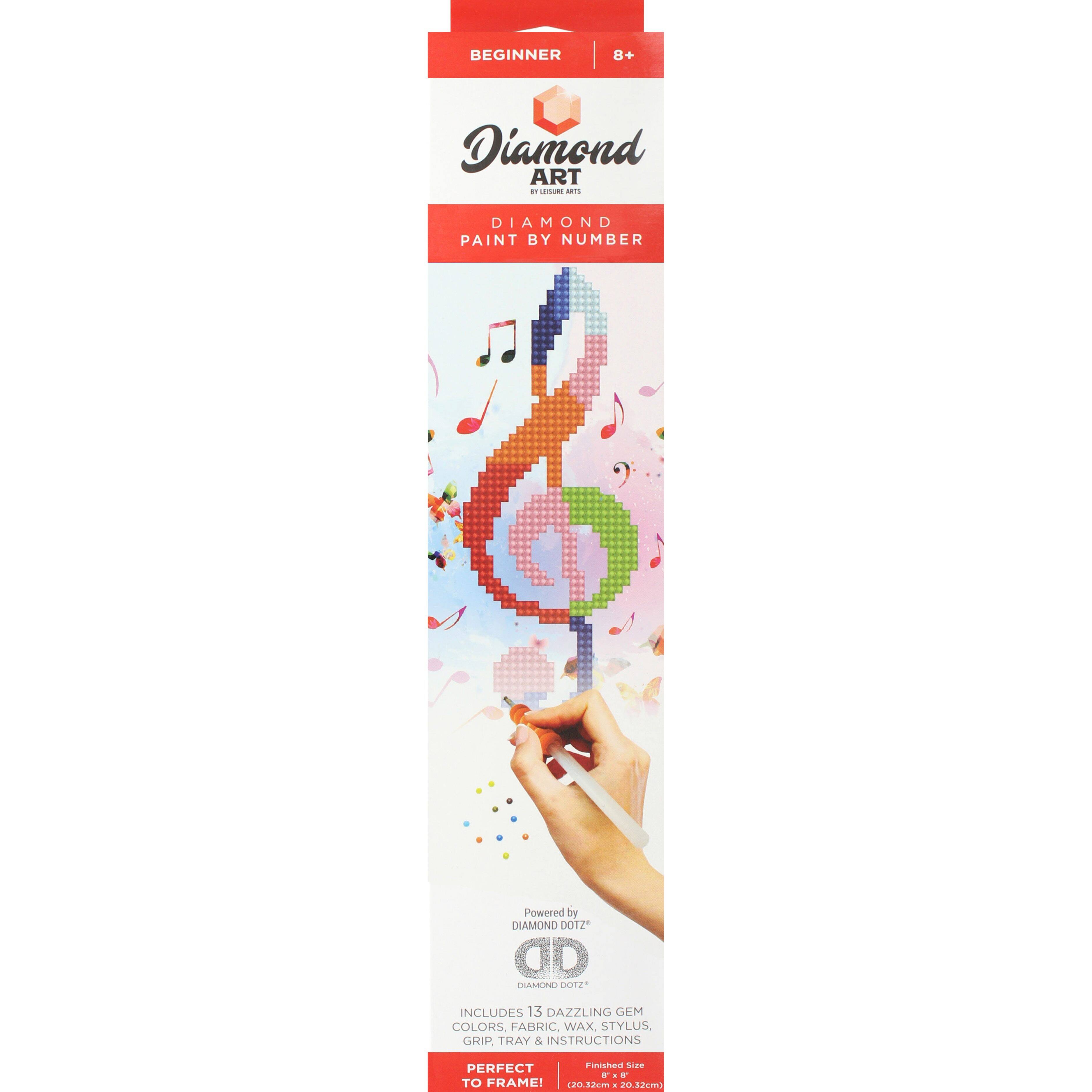 Diamond Art Beginner Treble Clef Kit