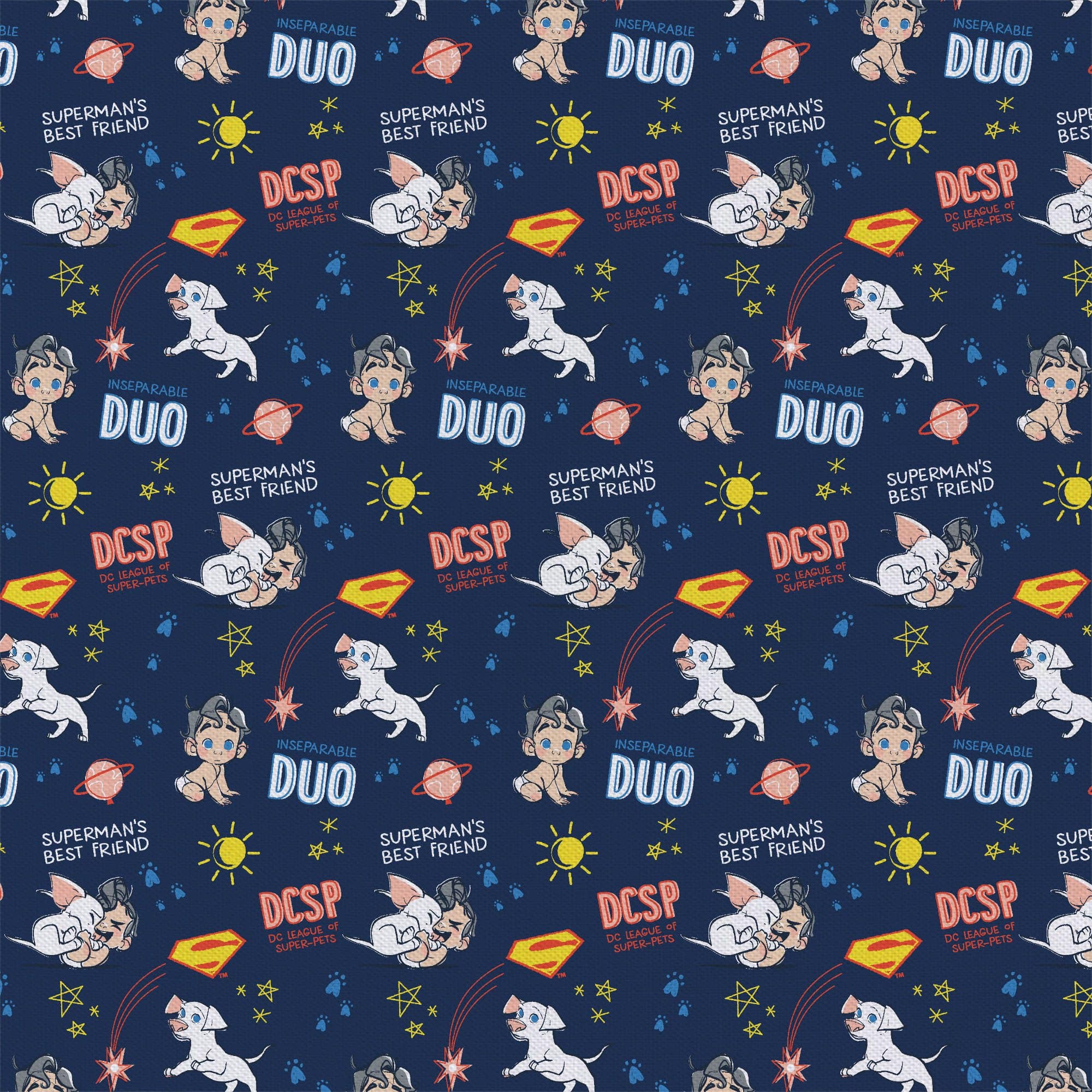 Super Pets™ Early Days Cotton Precut Fabric