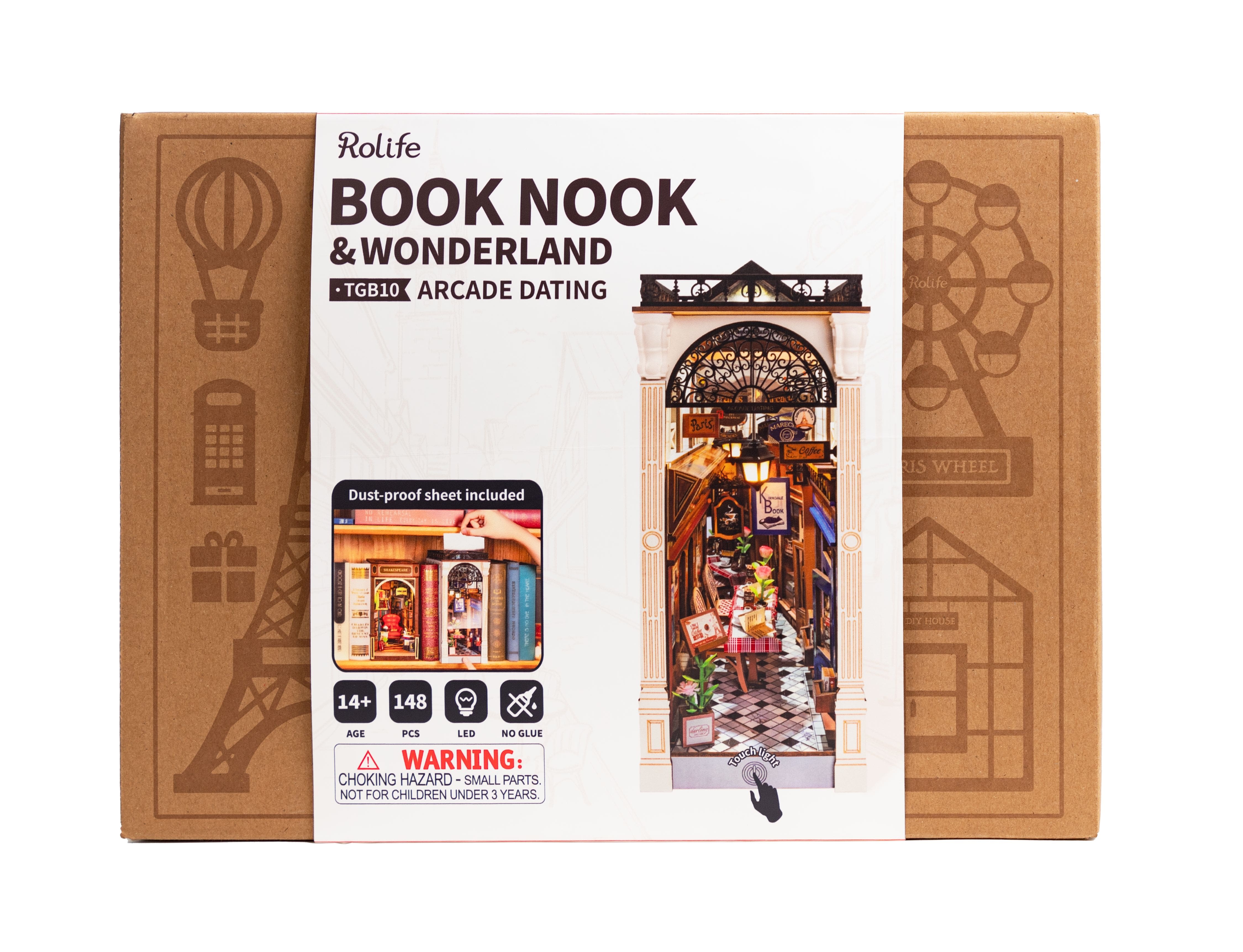 Rolife&#xAE; Arcade Dating DIY Book Nook Shelf Insert Kit