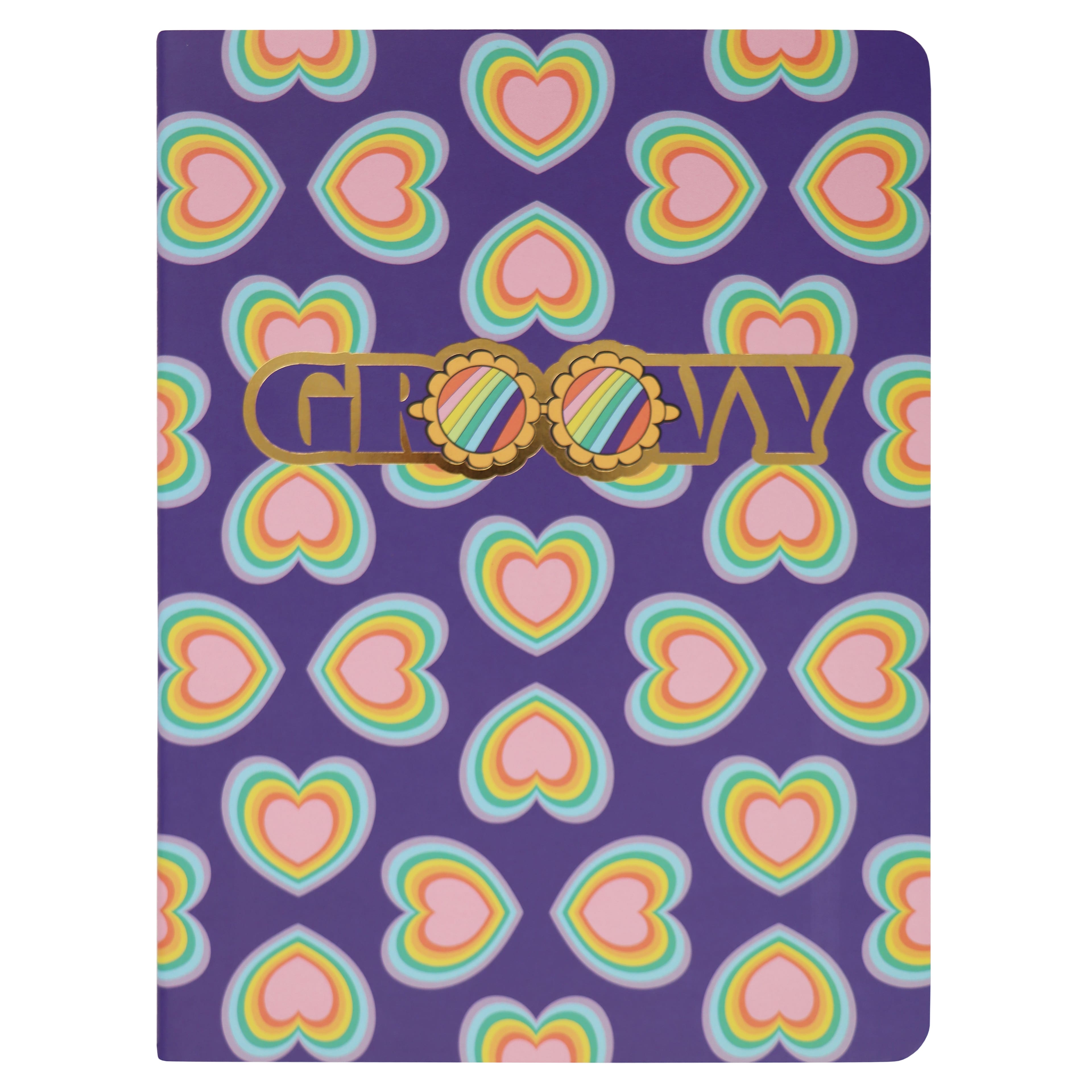 6&#x22; x 8&#x22; Groovy Notebook Set by Fab Finds