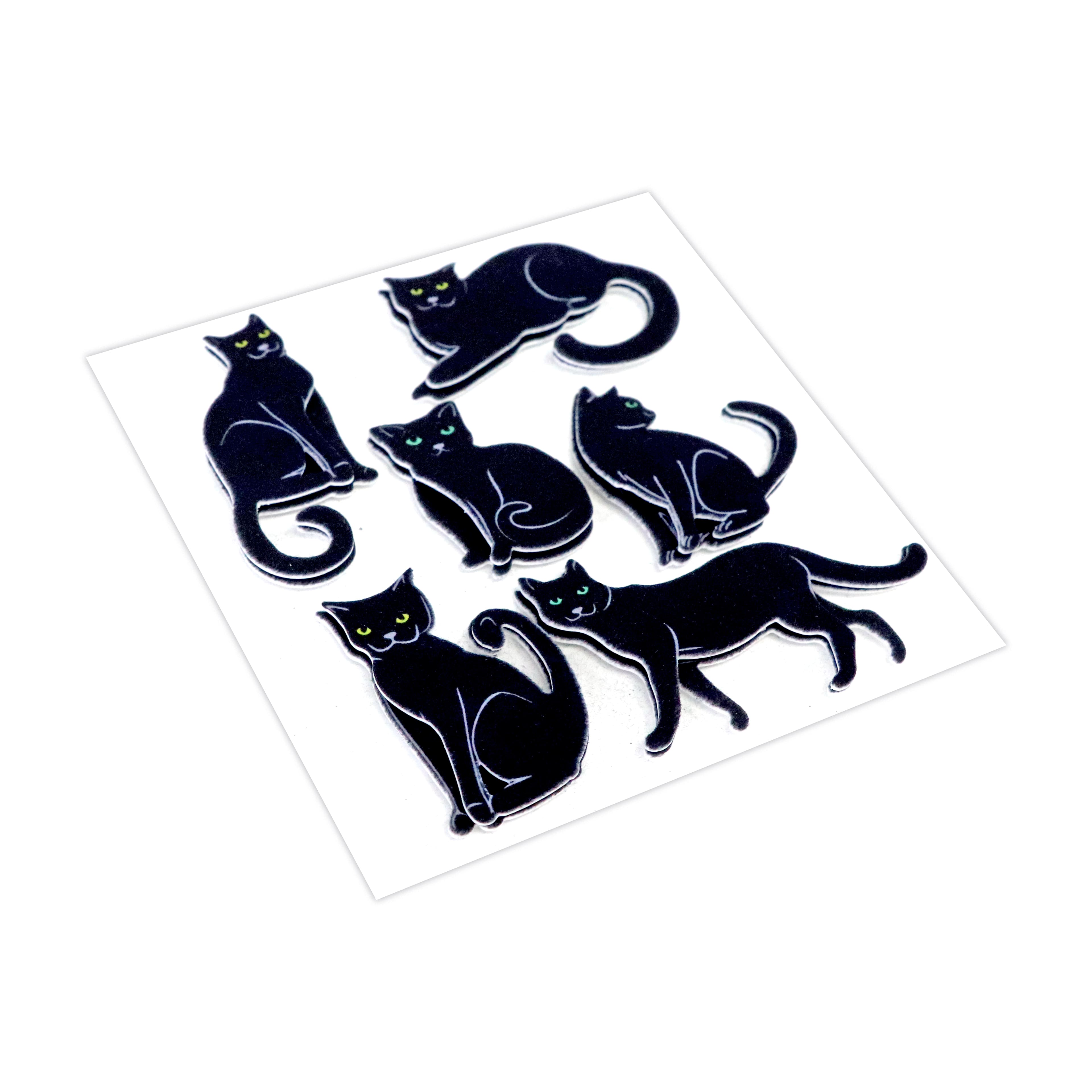 Felt Black Cat Stickers by Recollections&#x2122;