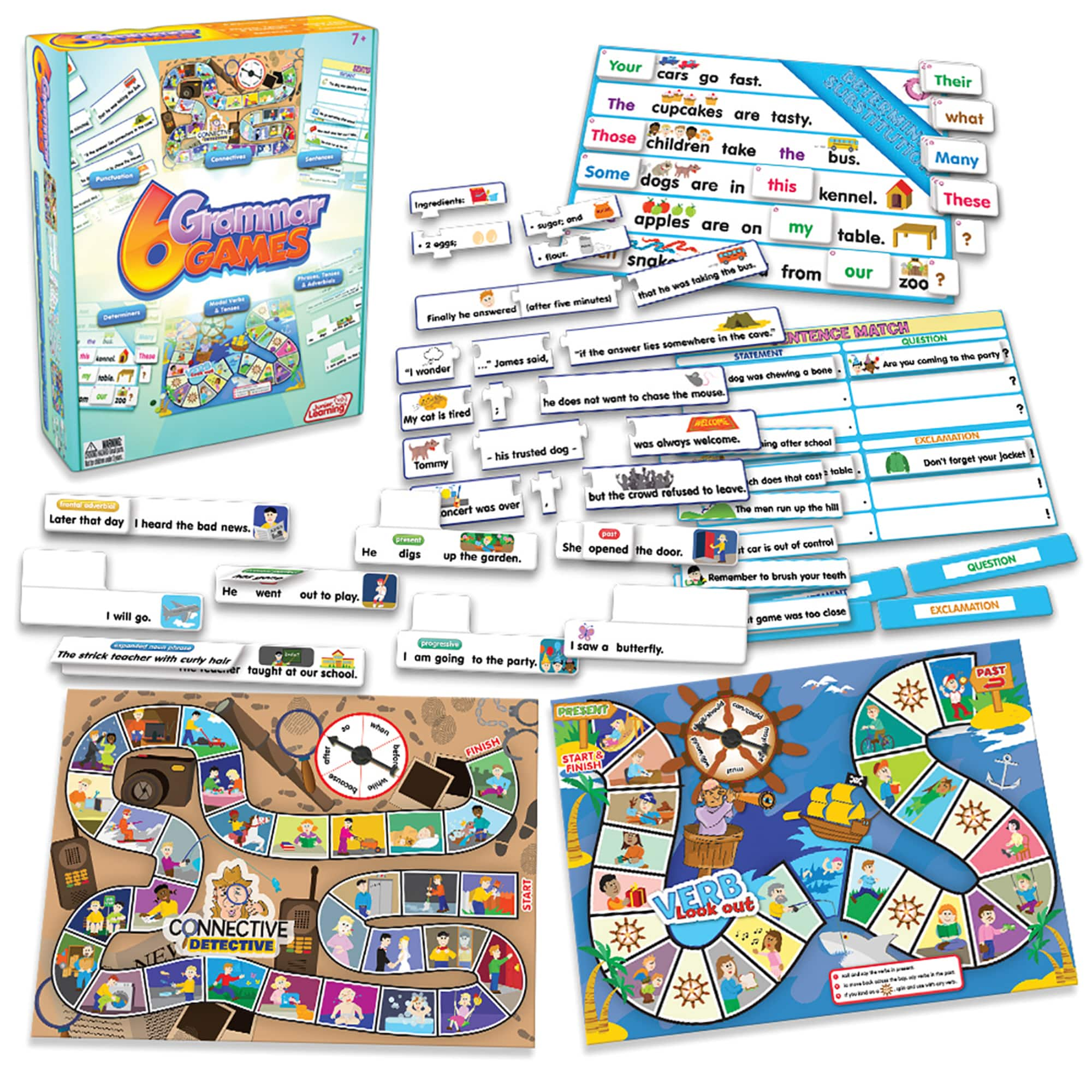 Junior Learning&#xAE; 6 Grammar Games