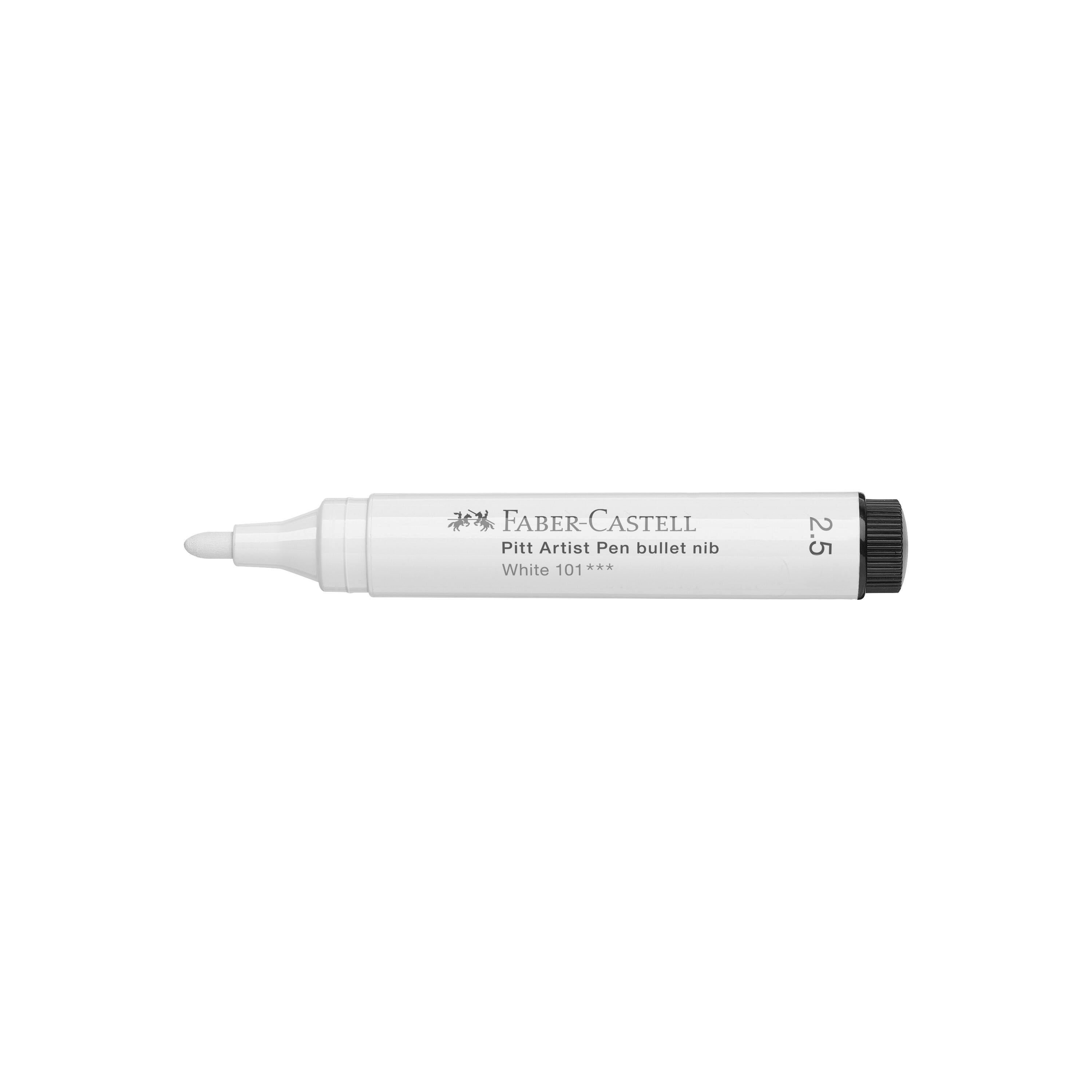 Faber-Castell&#xAE; PITT Artist 2.5mm White Big Brush Pen