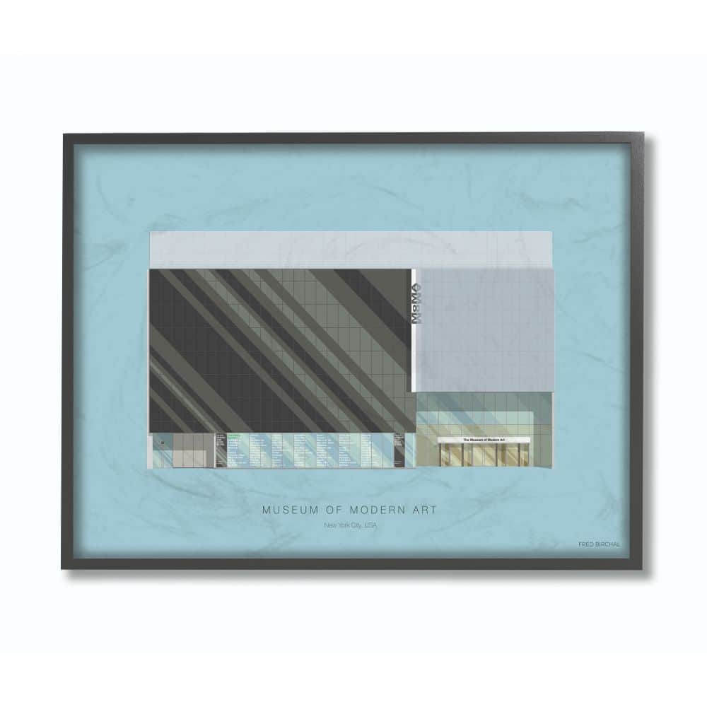 Stupell Industries Museum of Modern Art Wall Accent with Black Frame