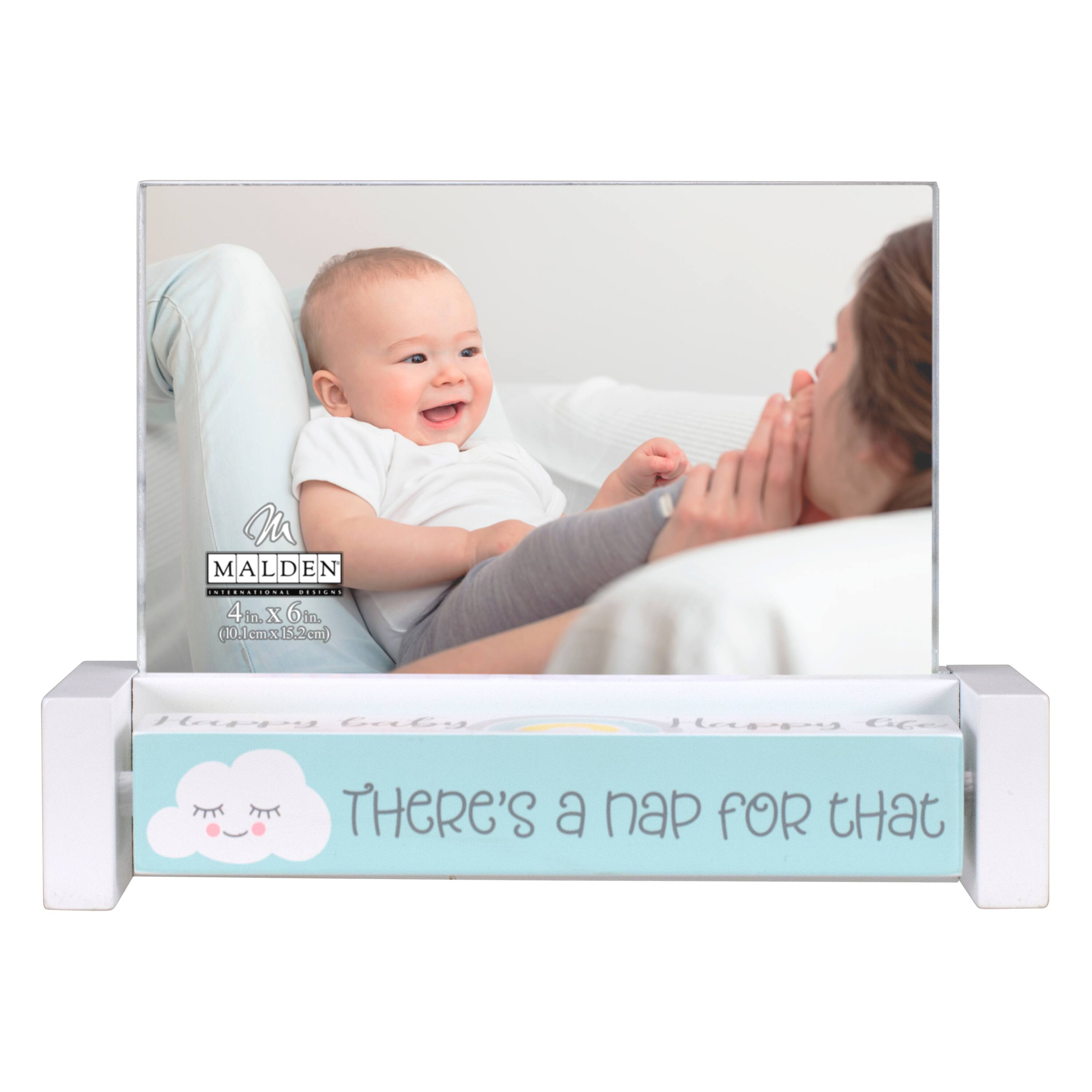 Malden International Designs Baby 4" x 6" Spin Quote Frame