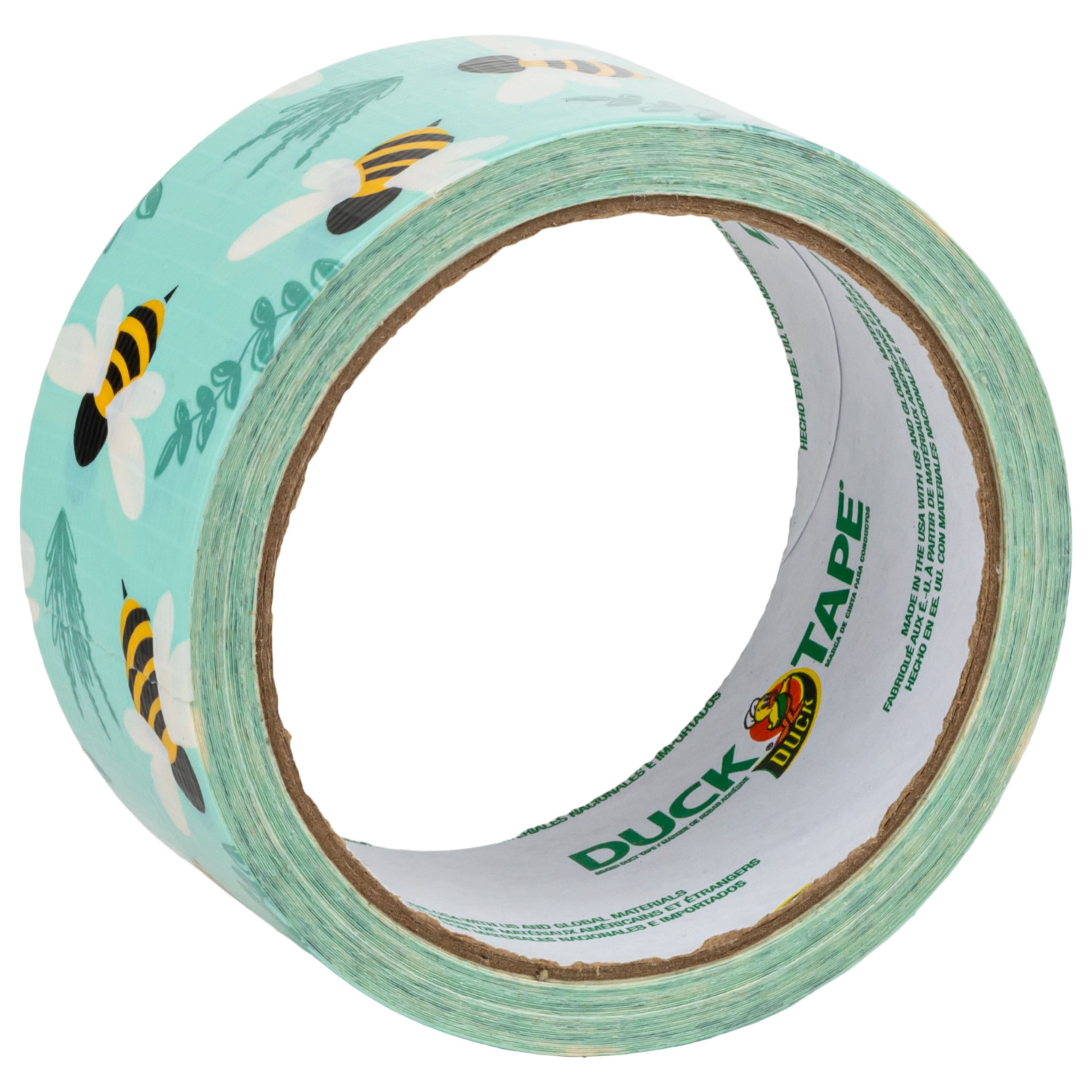 12 Pack: Duck Tape&#xAE; Blue Botanical Bees Duct Tape