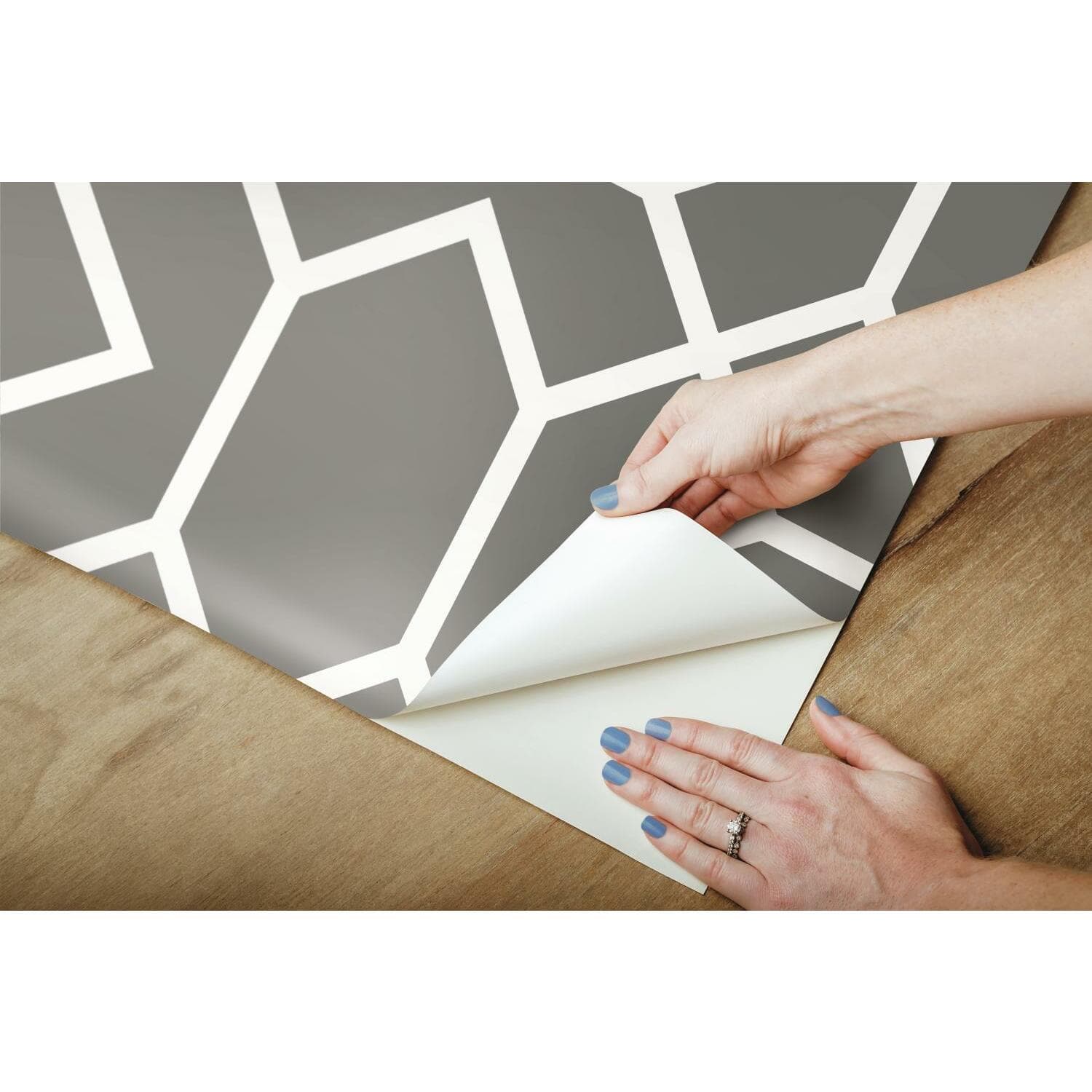 RoomMates Modern Geometric Peel & Stick Wallpaper