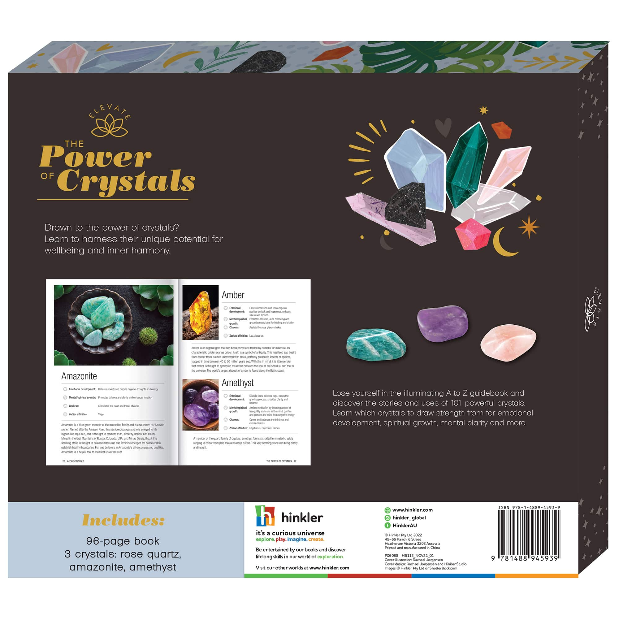 Hinkler Elevate The Power of Crystals Kit