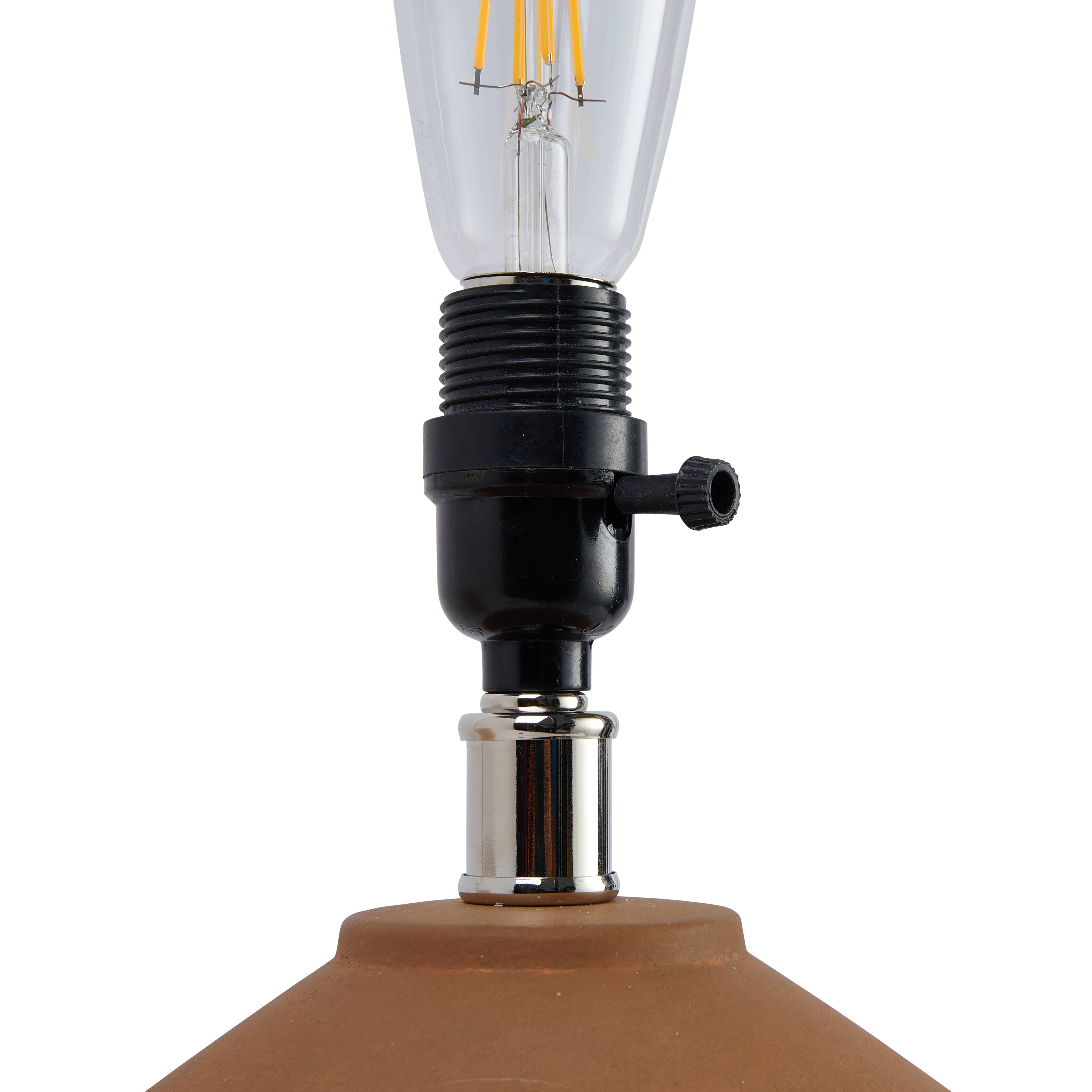 Hello Honey&#xAE; Modern Sculptural Terracotta Table Lamps, 2ct.