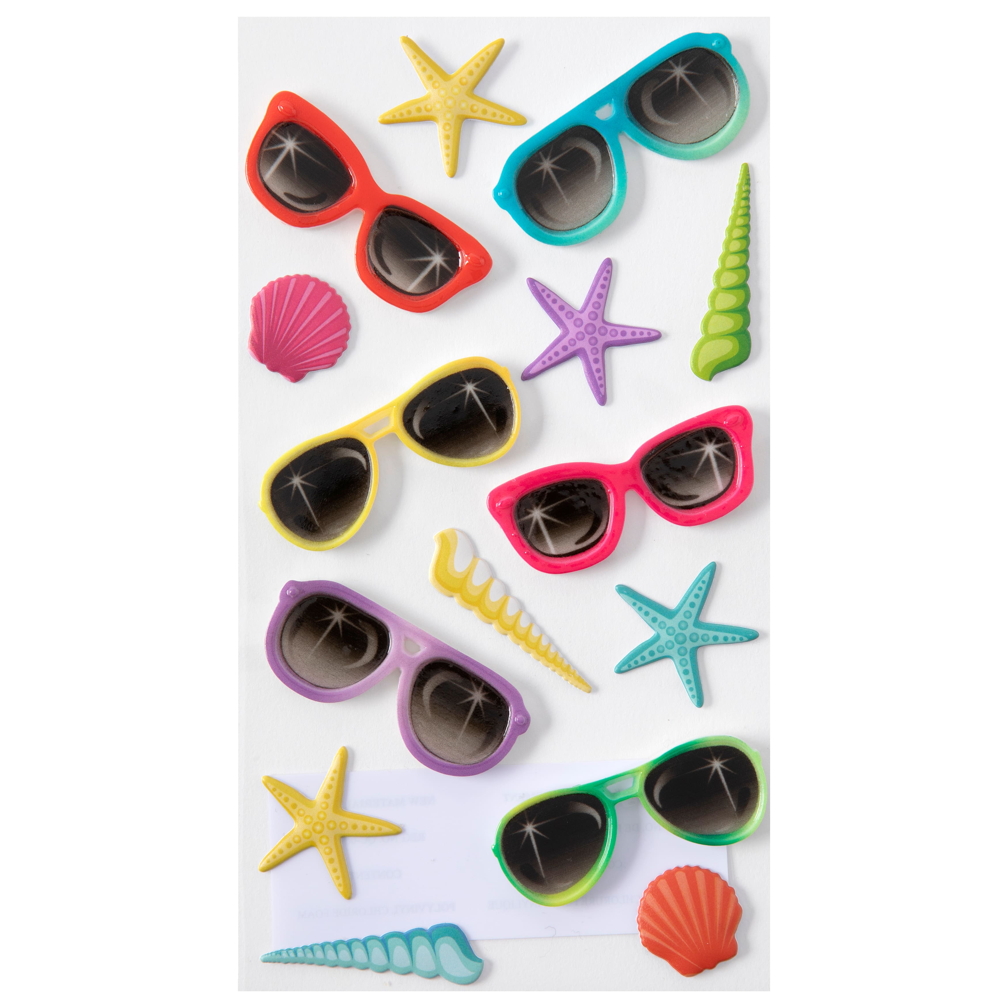 12 Pack: Sunglass Dimensional Stickers by Recollections™