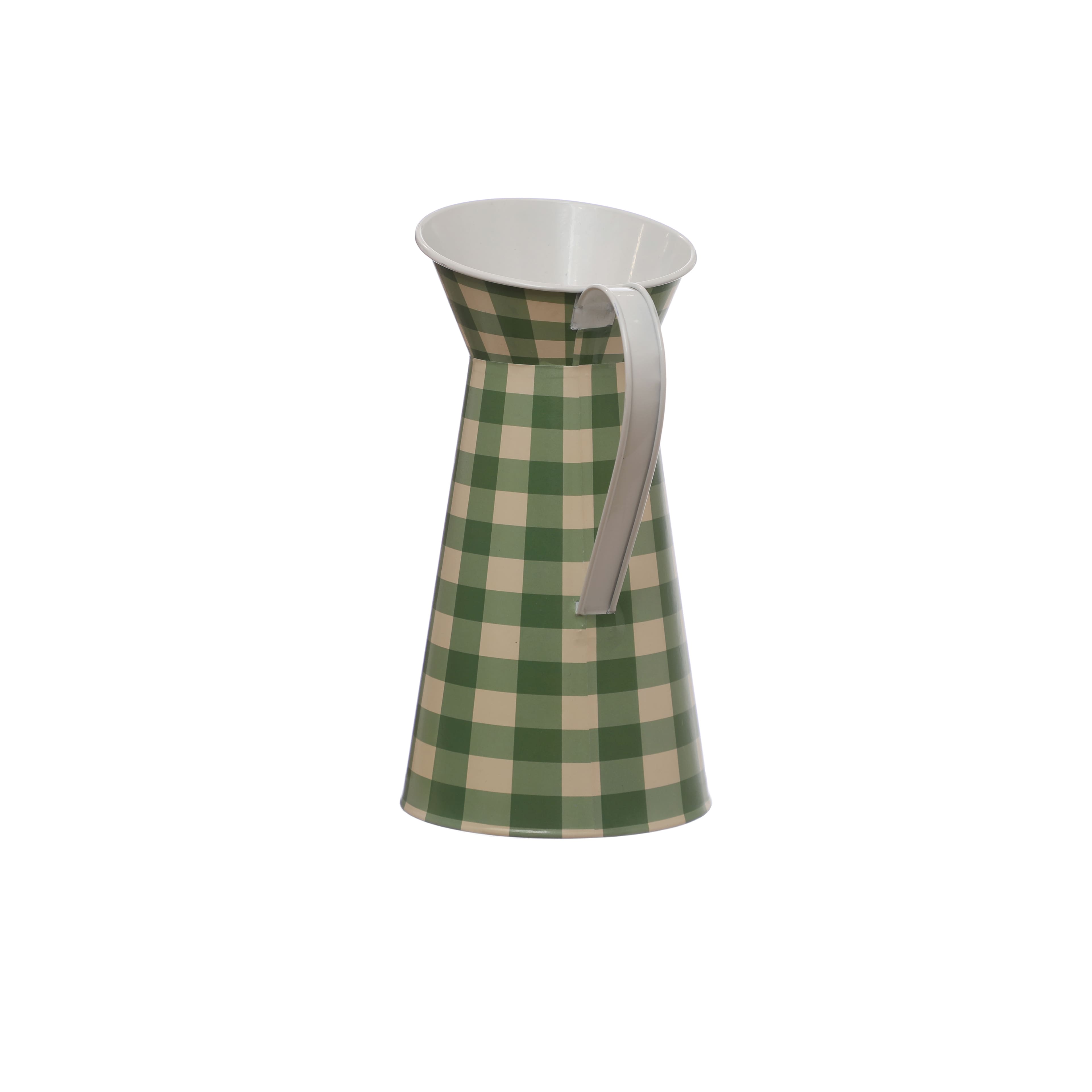 Assorted 10.5&#x22; Plaid Pitcher Decorative Container, 1pc. by Ashland&#xAE;