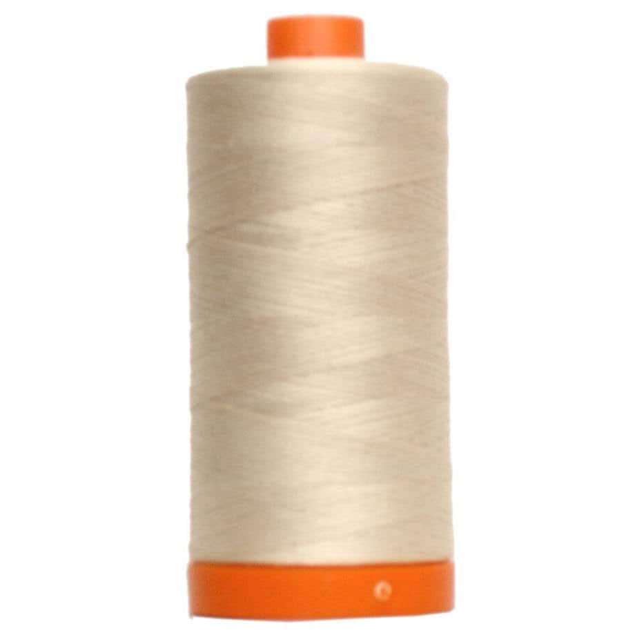 Aurifil Cotton Mako Thread - 50wt 2024 White