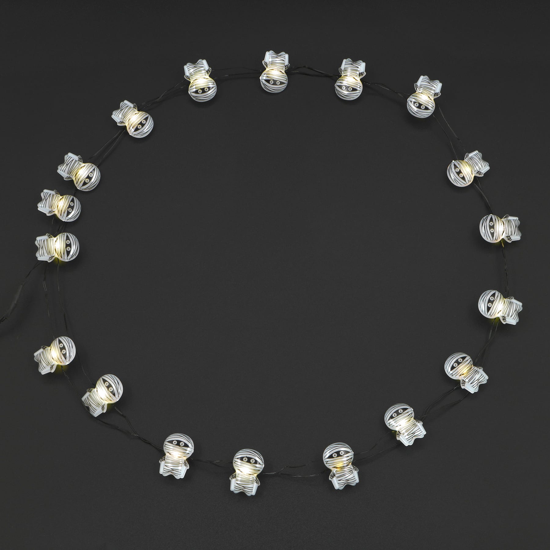 18ct. Warm White LED Mummy Icon String Lights by Ashland&#xAE;
