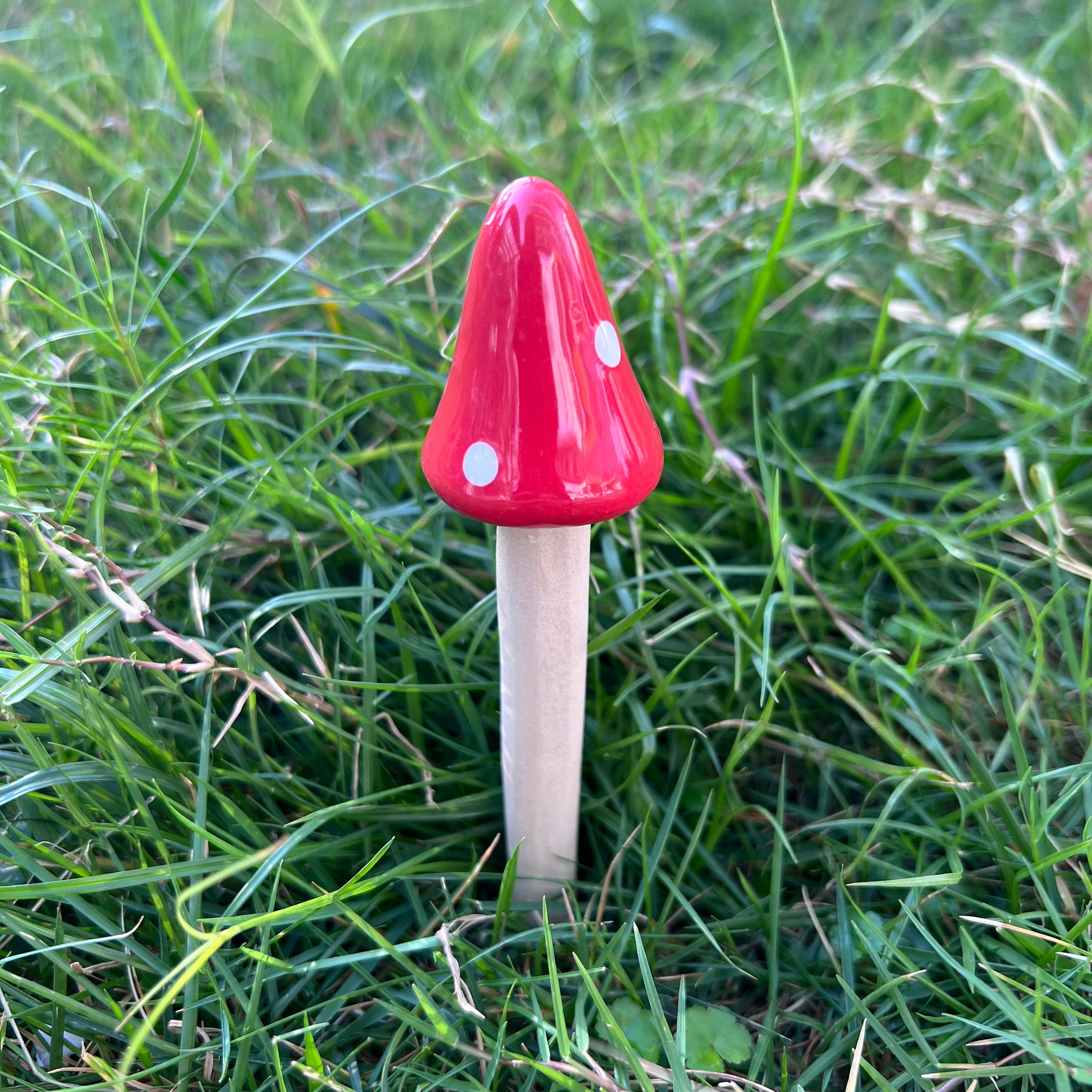 Narrow Red Cap Decorative Mushroom by Ashland&#xAE;