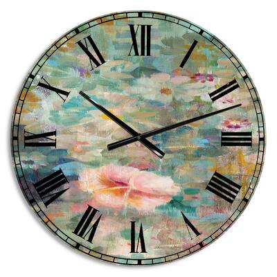 Designart 'Flower Shower Ii Cabin Wall Clock | Michaels