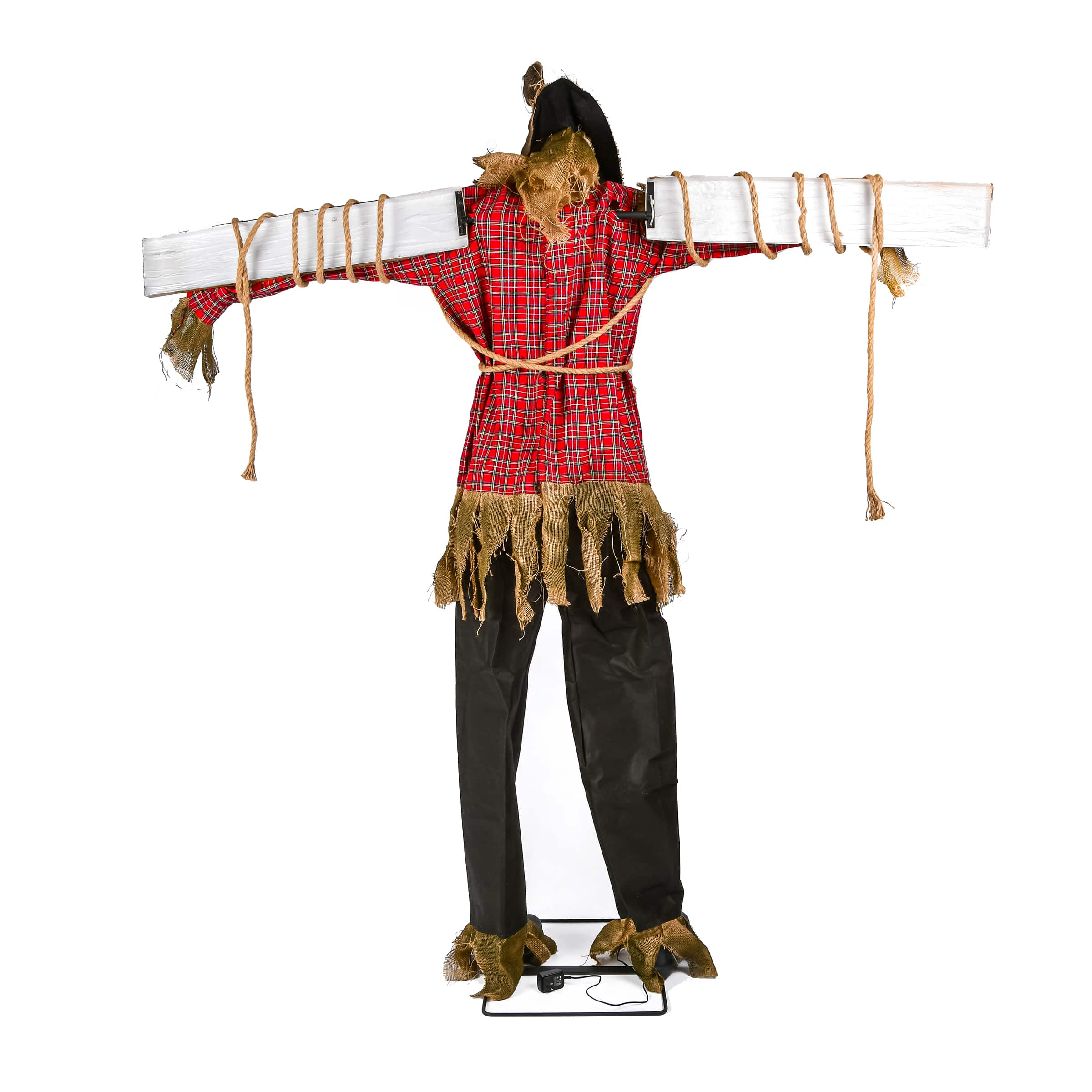 76&#x22; Halloween Motion Activated Animated Spooky Scarecrow