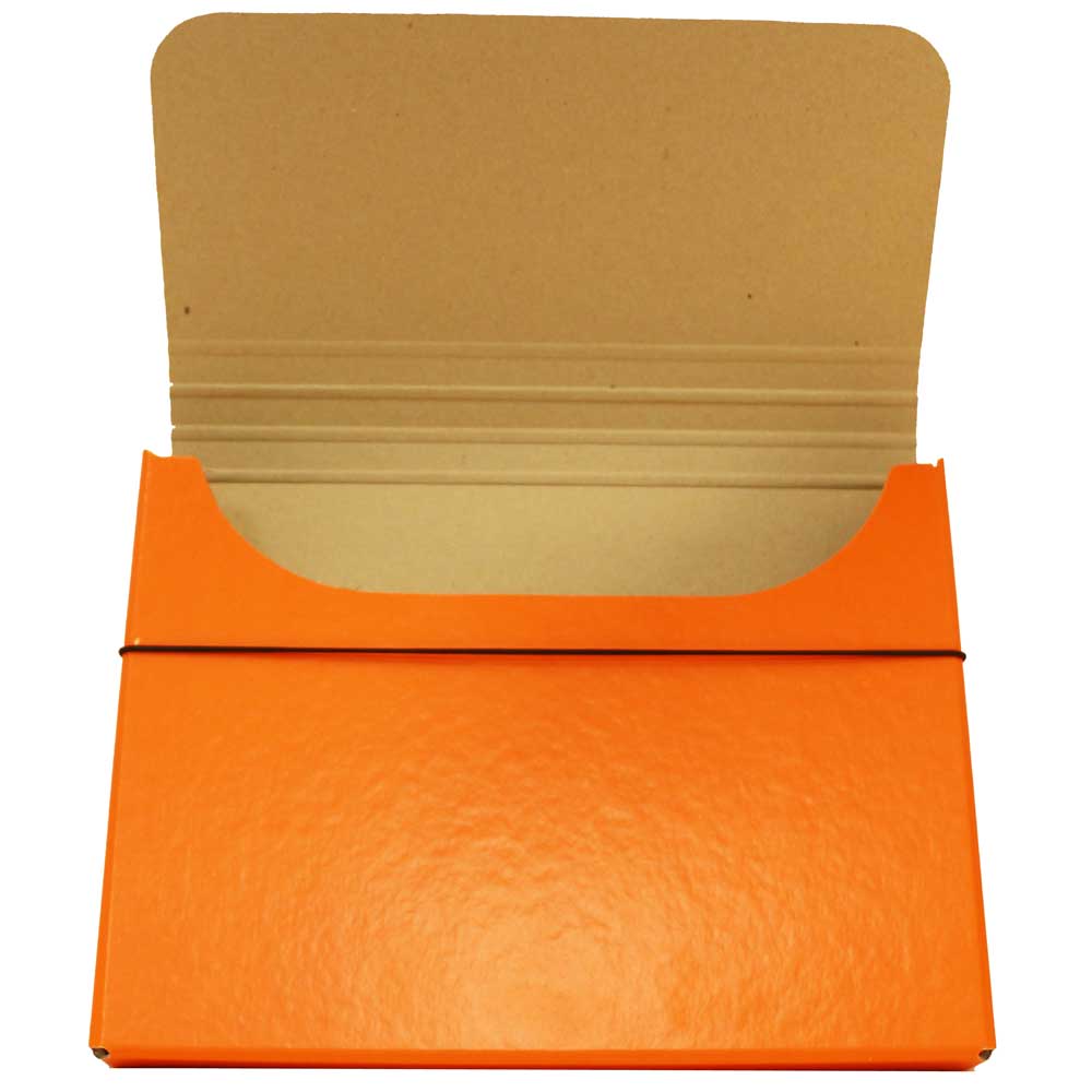JAM Paper Strong Thick Portfolio Carrying Case with Elastic Band Closure