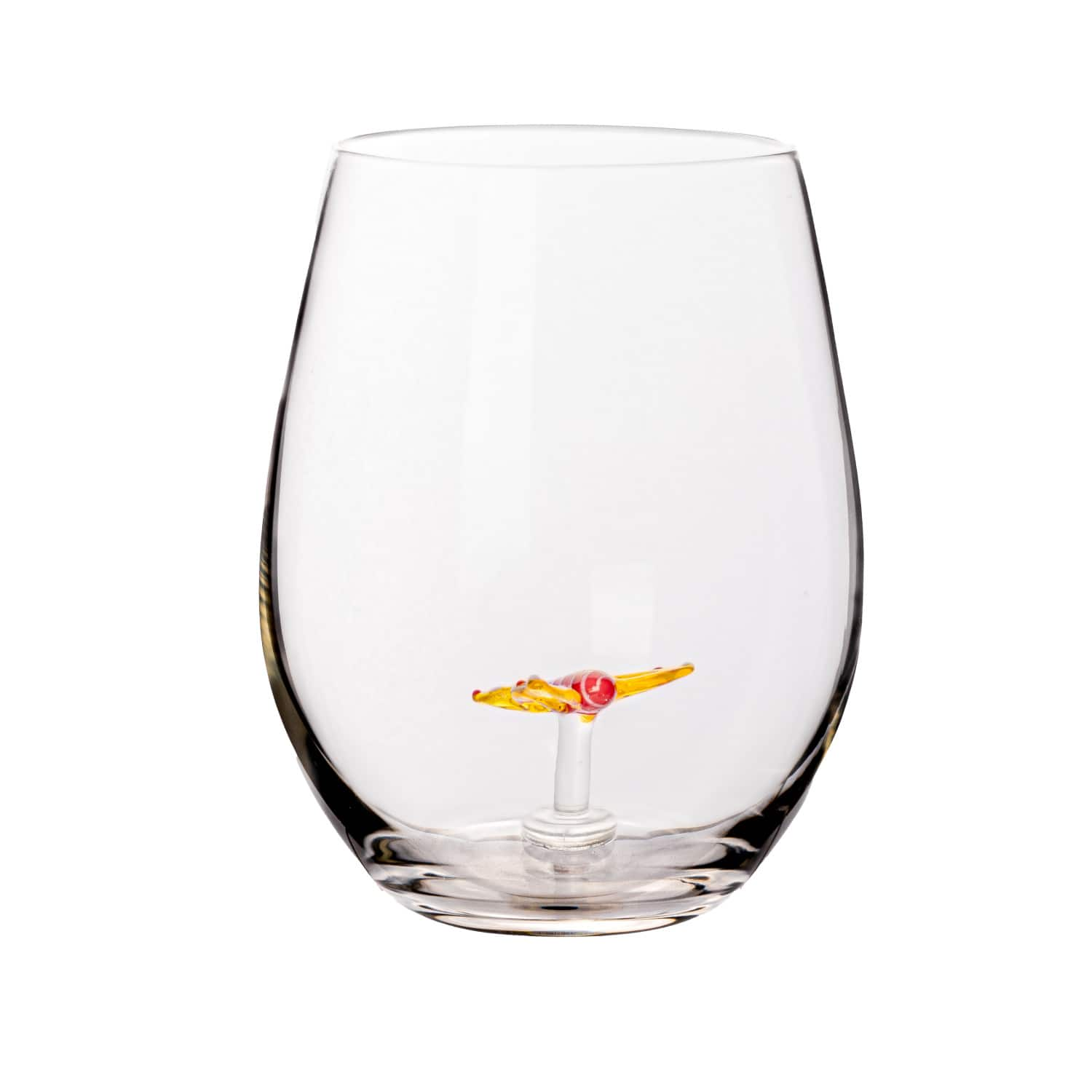 4.75&#x22; Round Stemless Wine Glass Set