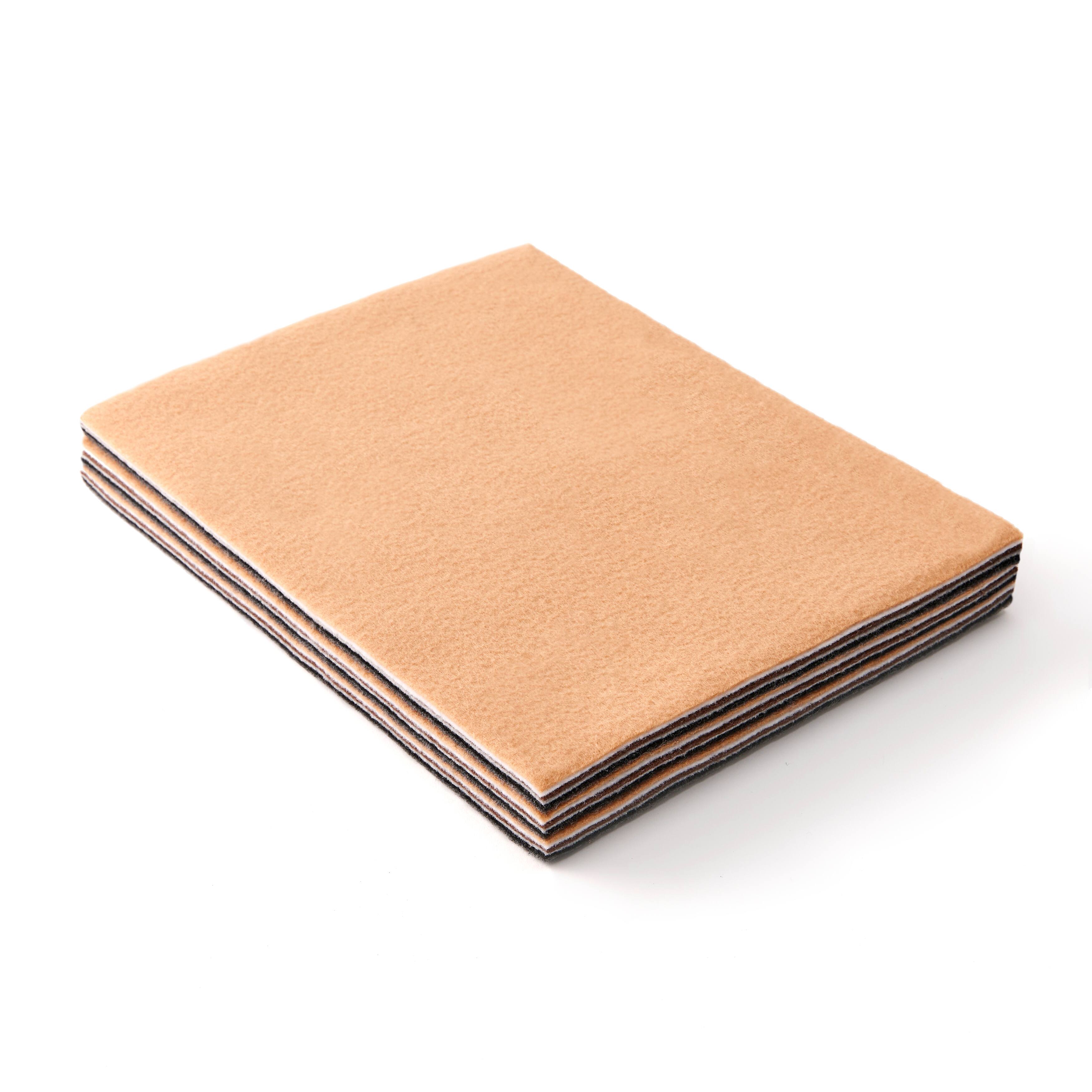 12 Packs: 18 ct. (216 total) 9&#x22; x 12&#x22; Neutral Felt Sheets by Creatology&#x2122;