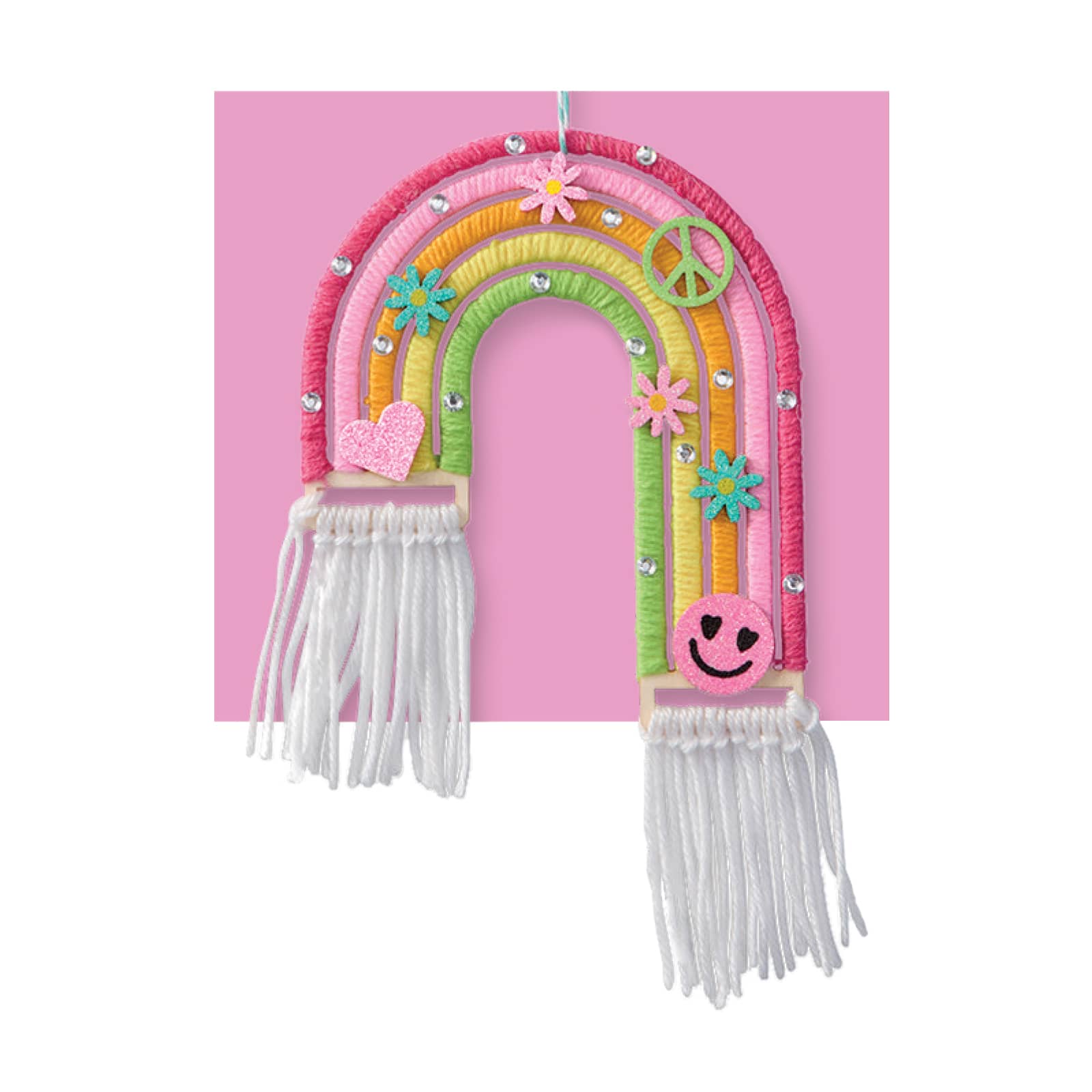 Rainbow Macrame Craft Kit by Creatology&#x2122;