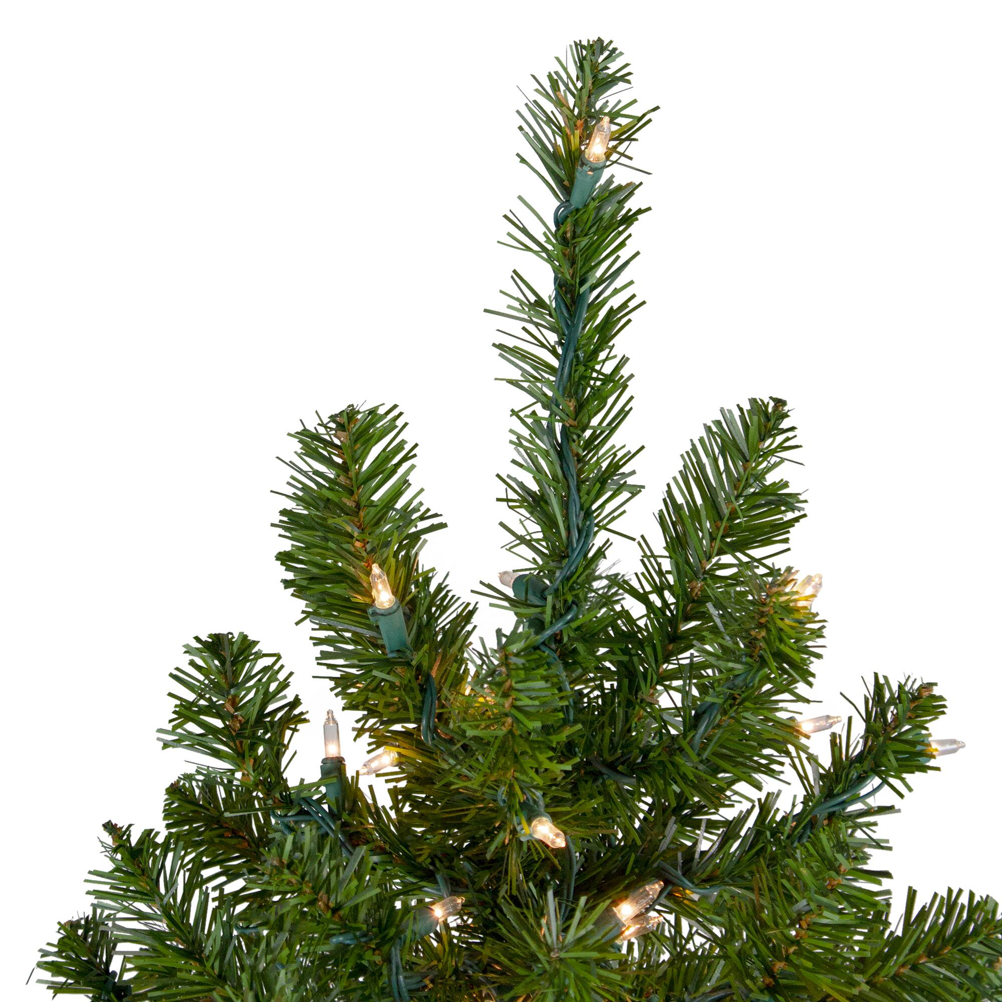 6ft. Pre-Lit Canadian Pine Artificial Christmas Tree, Clear Lights