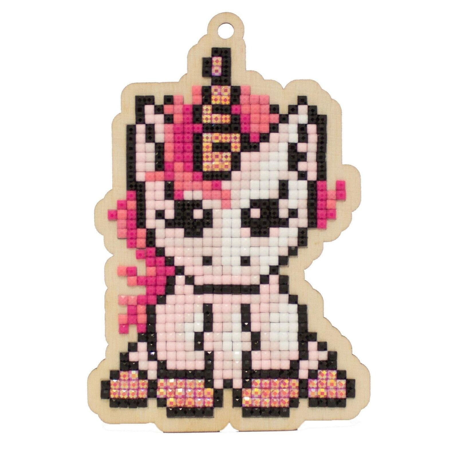 Crafting Spark Pink Unicorn Ornament Diamond Painting Kit
