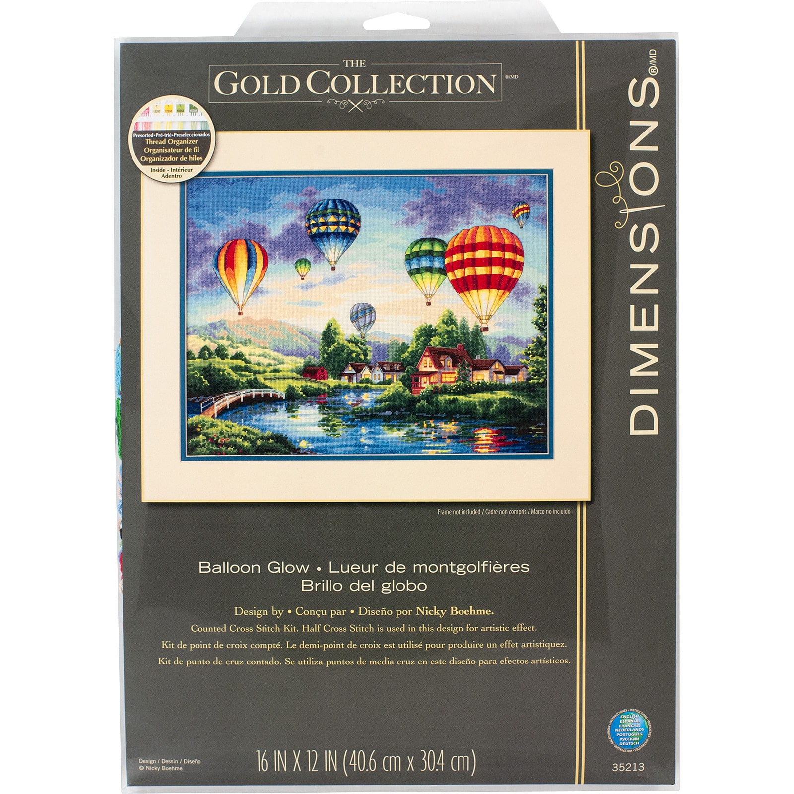 Dimensions&#xAE; Balloon Glow Counted Cross Stitch Kit