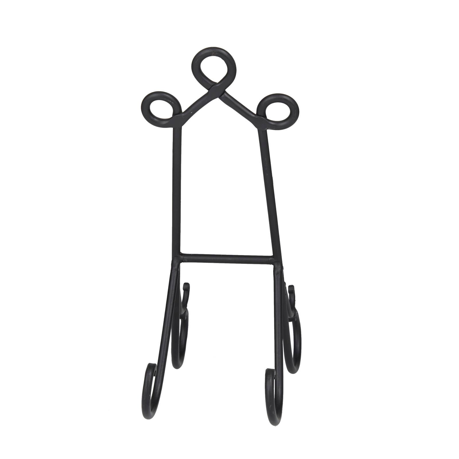 14&#x22; Black Metal Traditional Easel