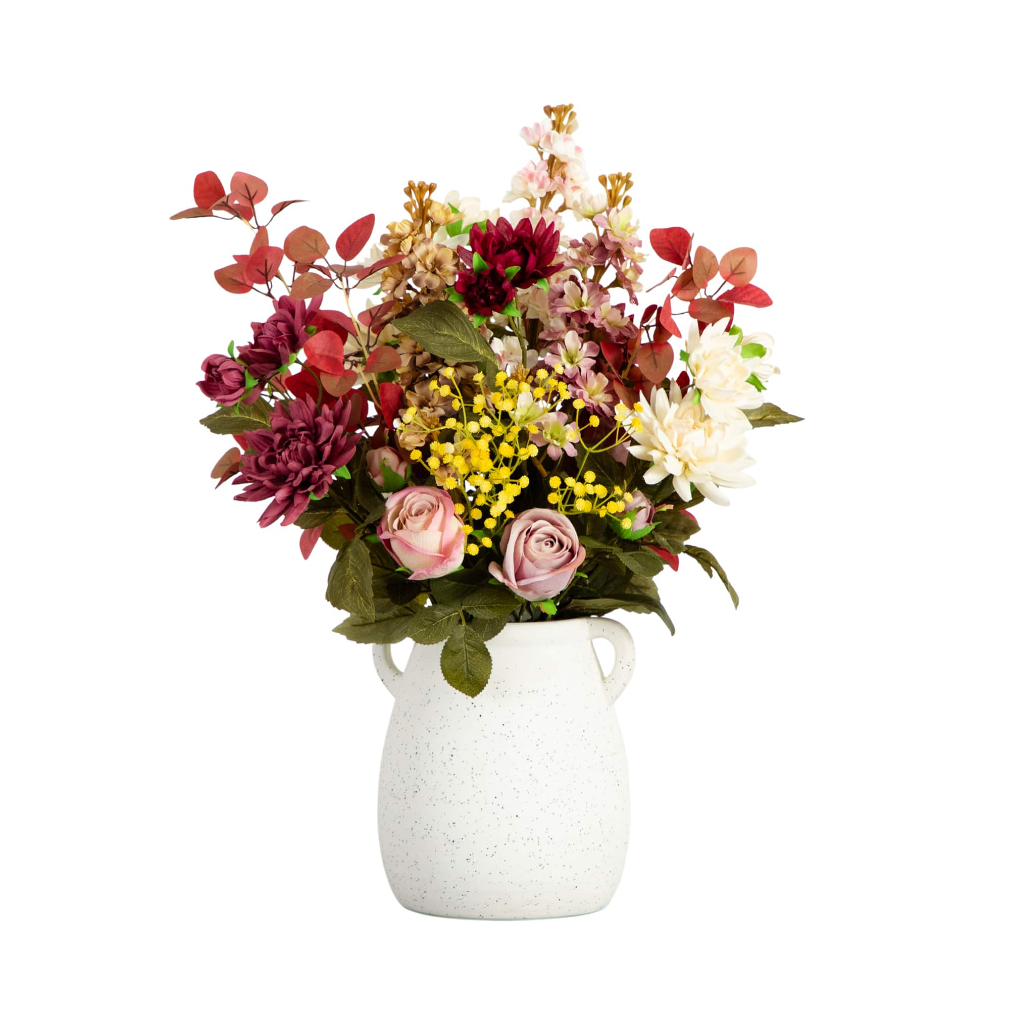 25&#x22; Mixed Flower Arrangement in Ceramic Vase