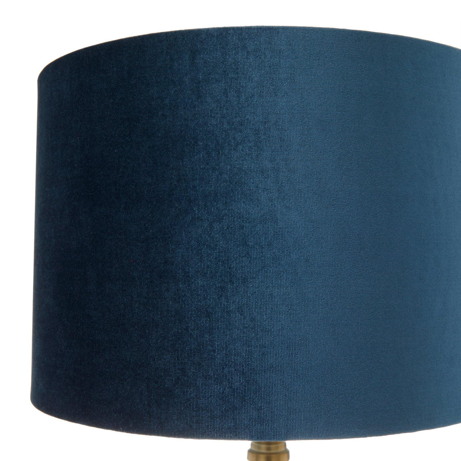 Blue Glass Transitional Table Lamp, 20" x 13" x 13"