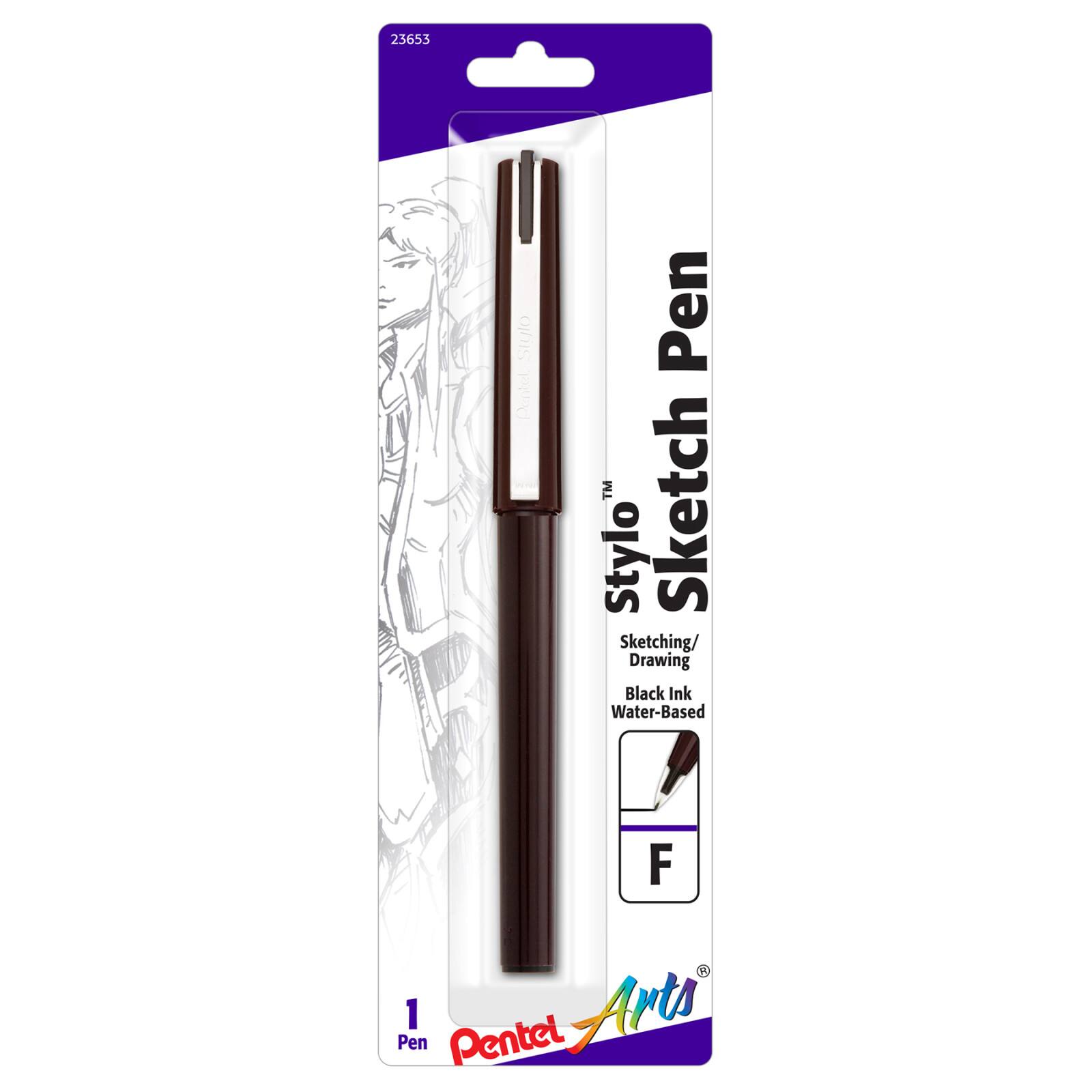 Pentel Arts® Stylo™ Black Sketch Pen