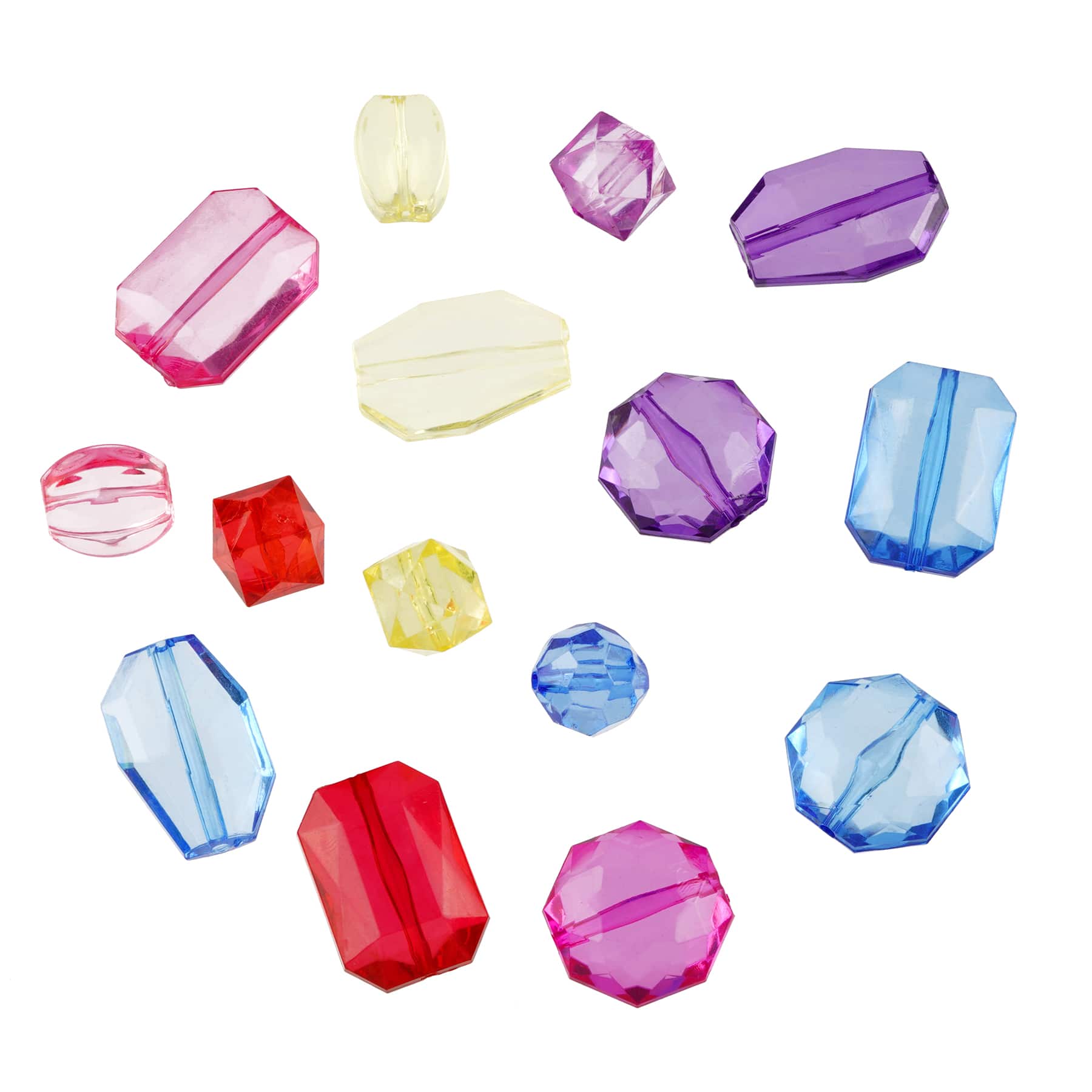 Rainbow Gem Beads by Creatology&#x2122;, 40ct.