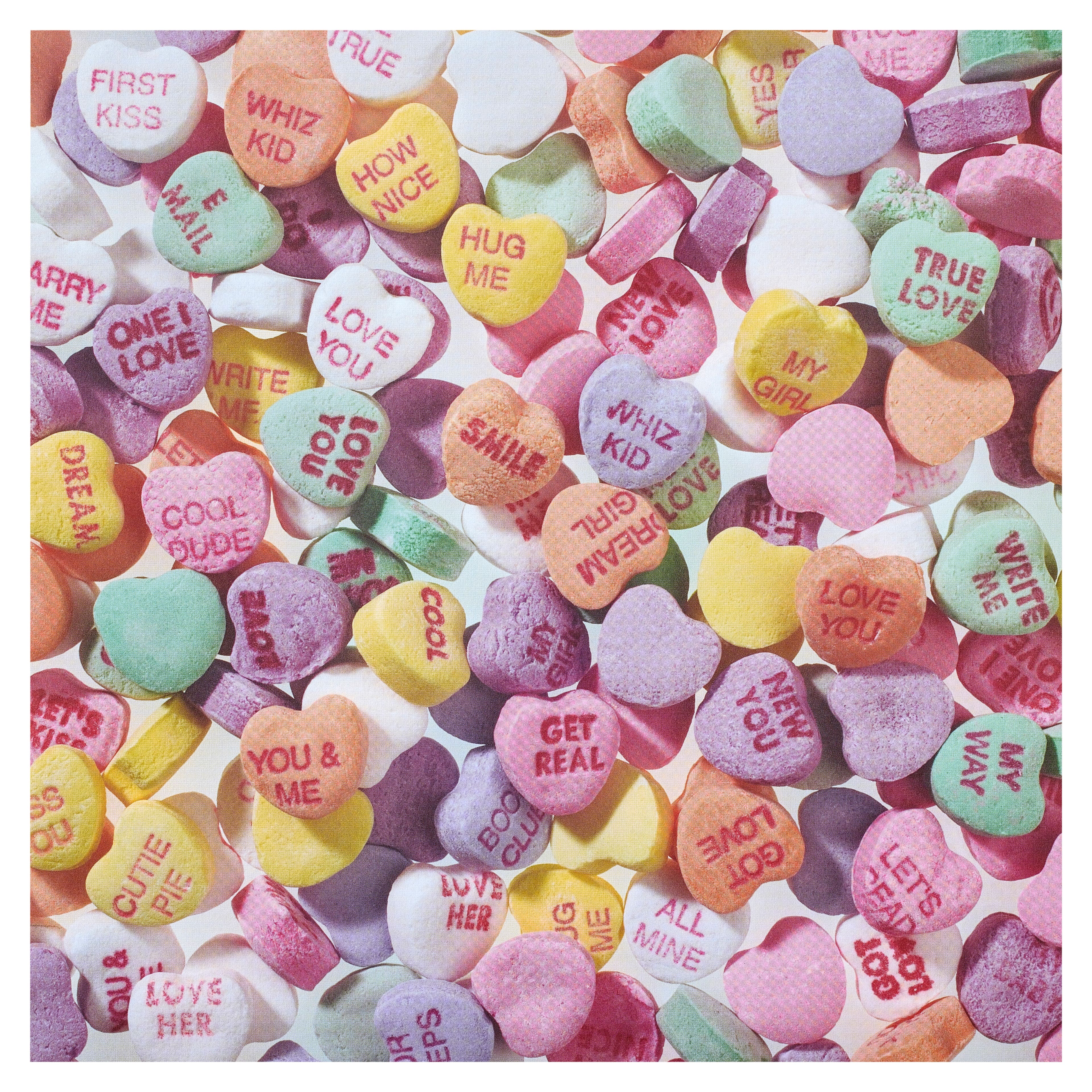 Valentine&#x27;s Day Heart Candy Cardstock Paper by Recollections&#x2122;, 12&#x22; x 12&#x22;