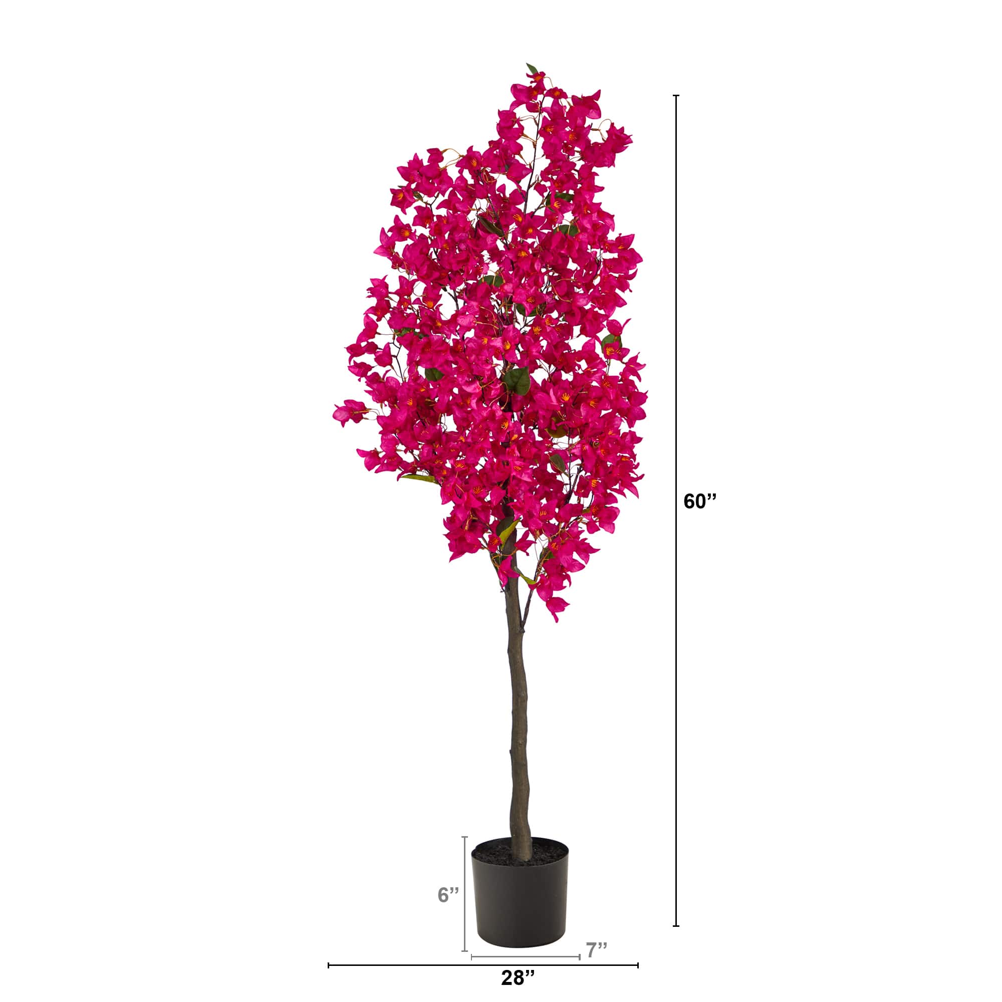 5ft. Bougainvillea Artificial Tree