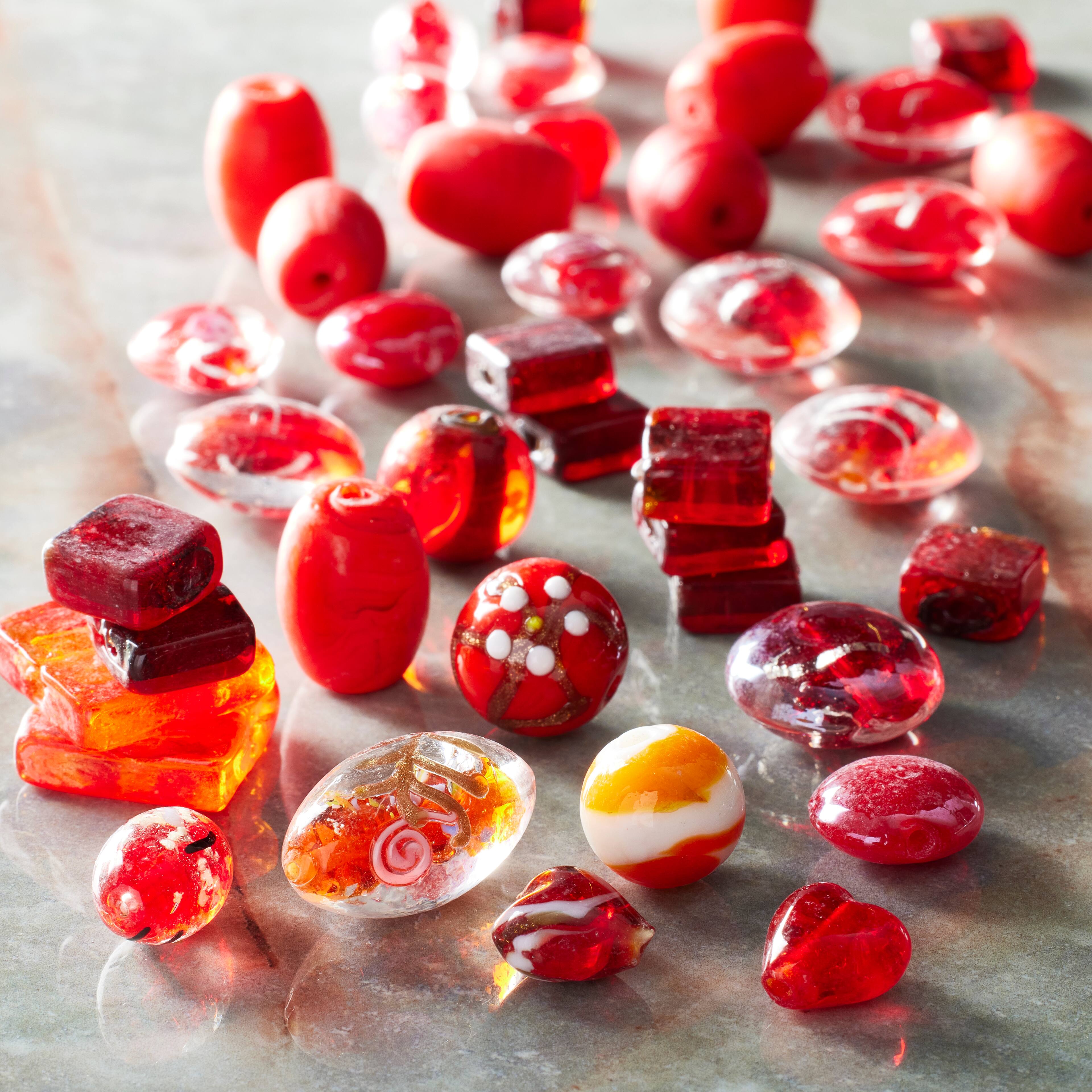 Mixed Lampwork Glass Craft Beads by Bead Landing™ 