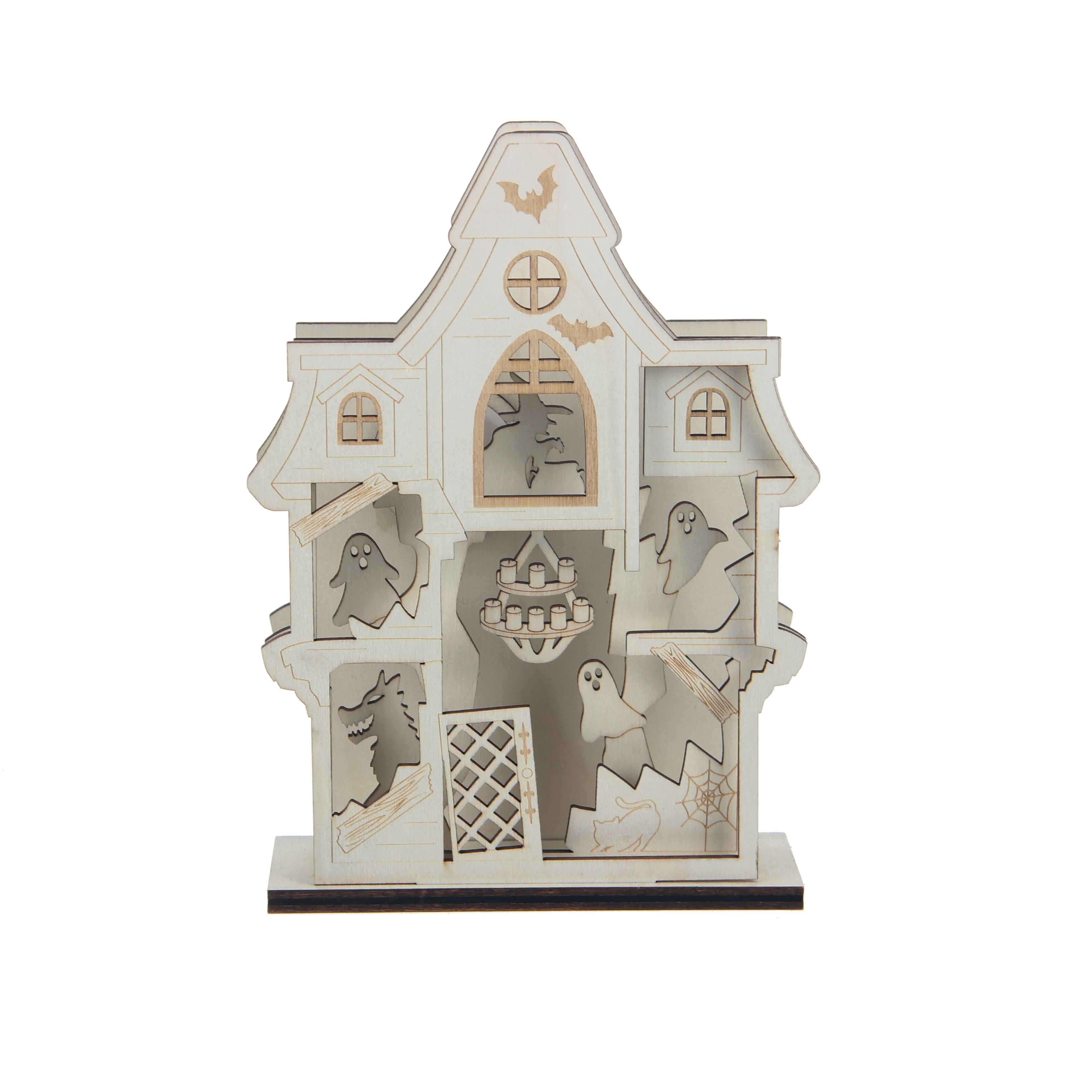 8.25" DIY Layered House Wood Décor by Make Market®