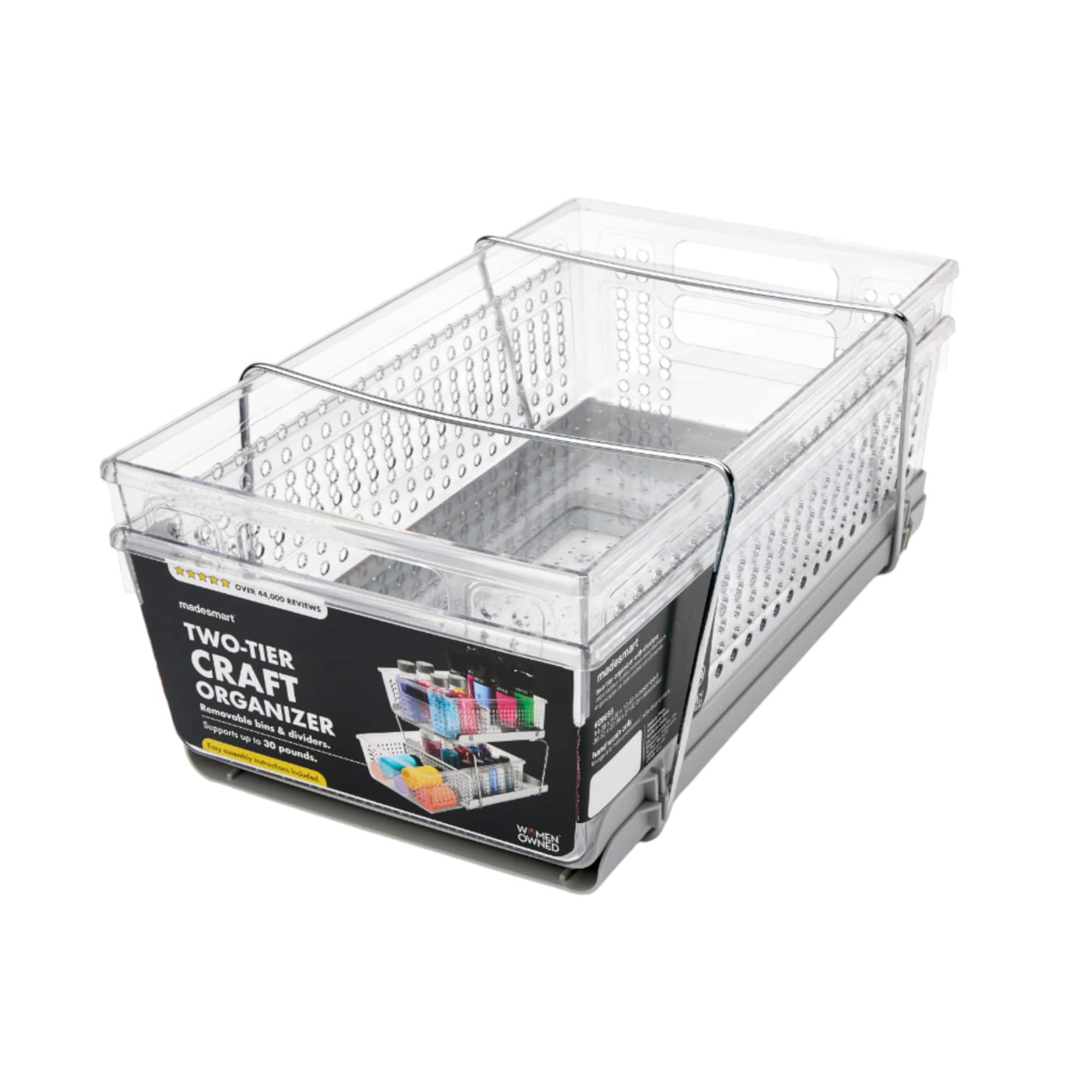 madesmart® Two-Tier Craft Organizer