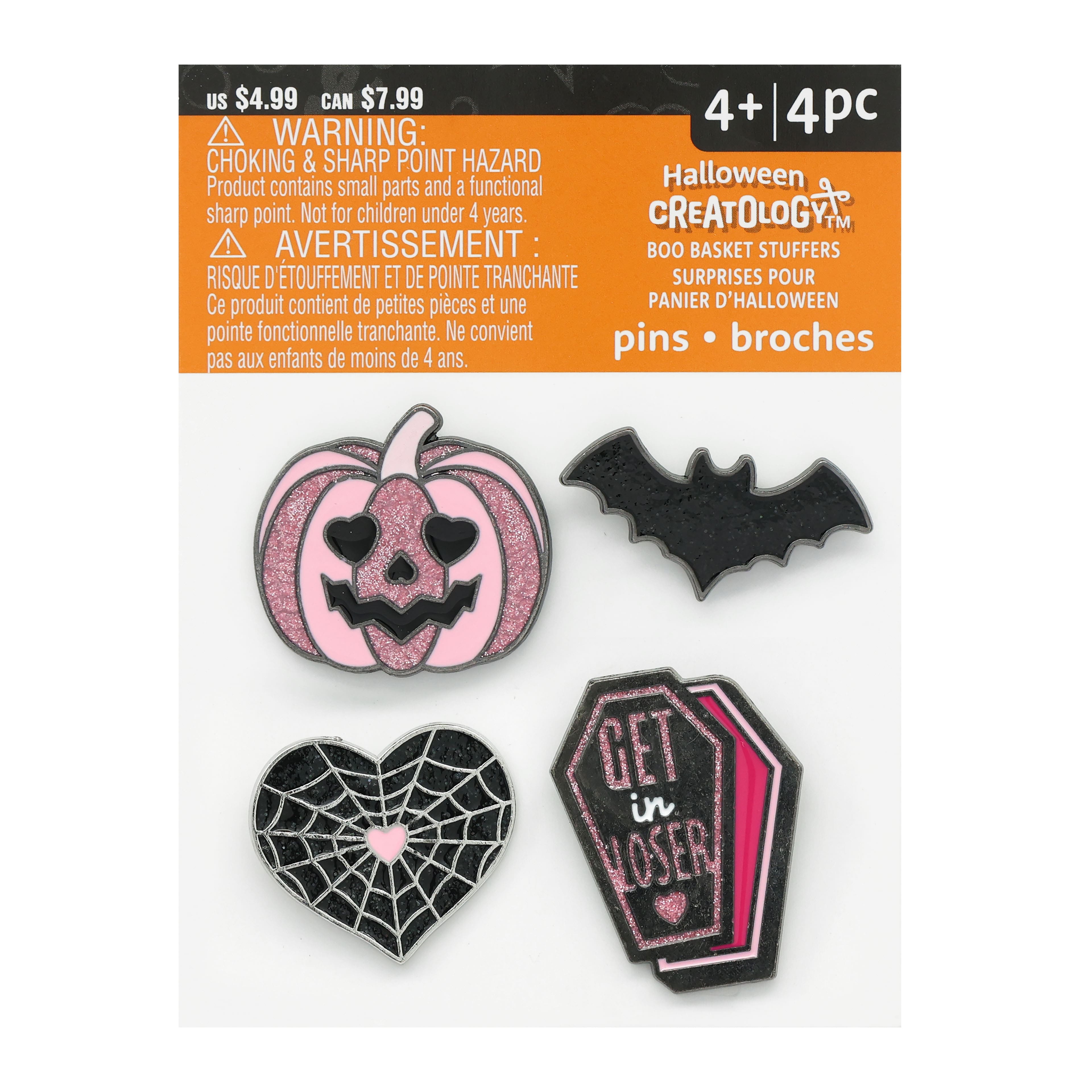 Gothic Pink Halloween Pins by Creatology&#x2122;