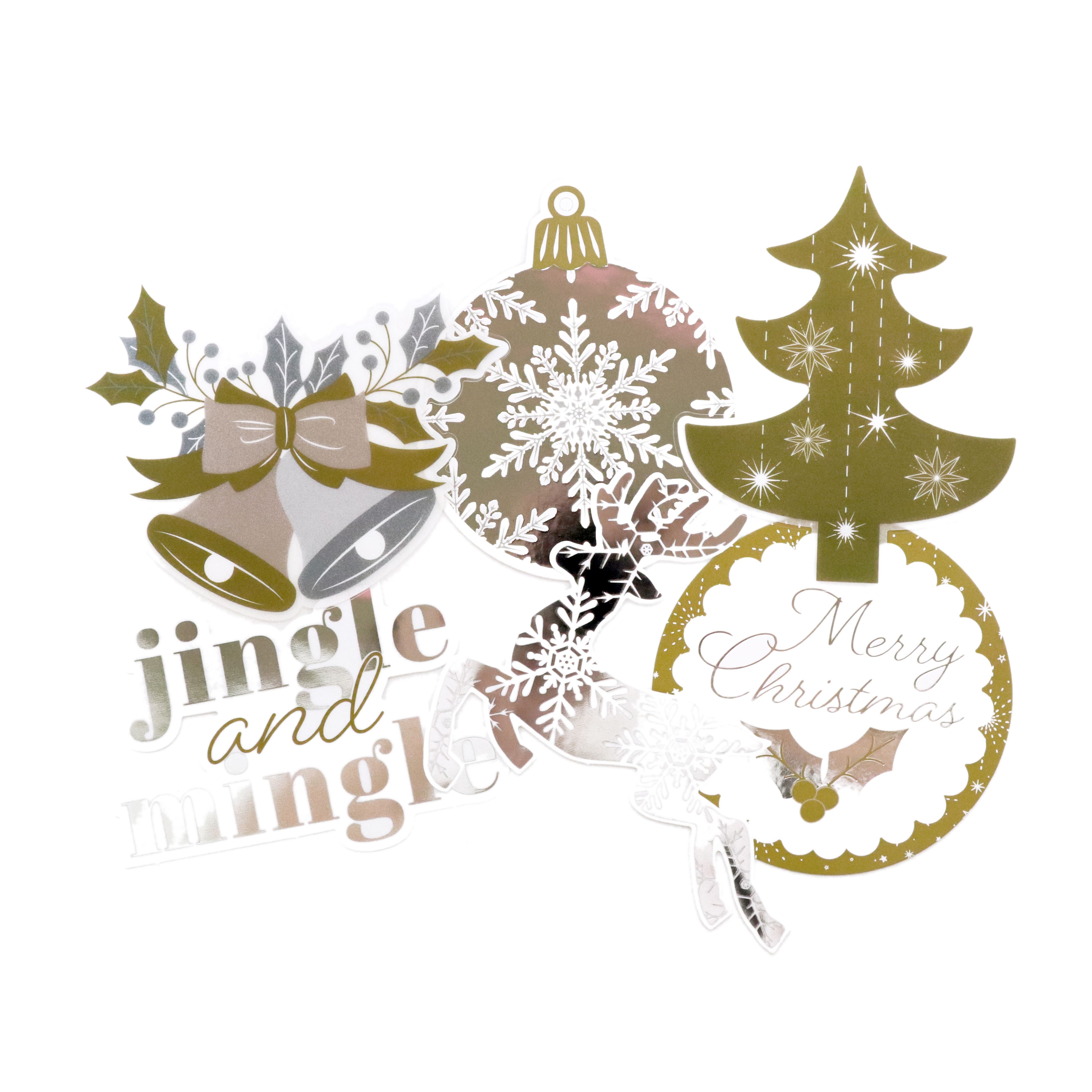 Jingle &#x26; Mingle Die Cut Sticker Mix by Recollections&#x2122;