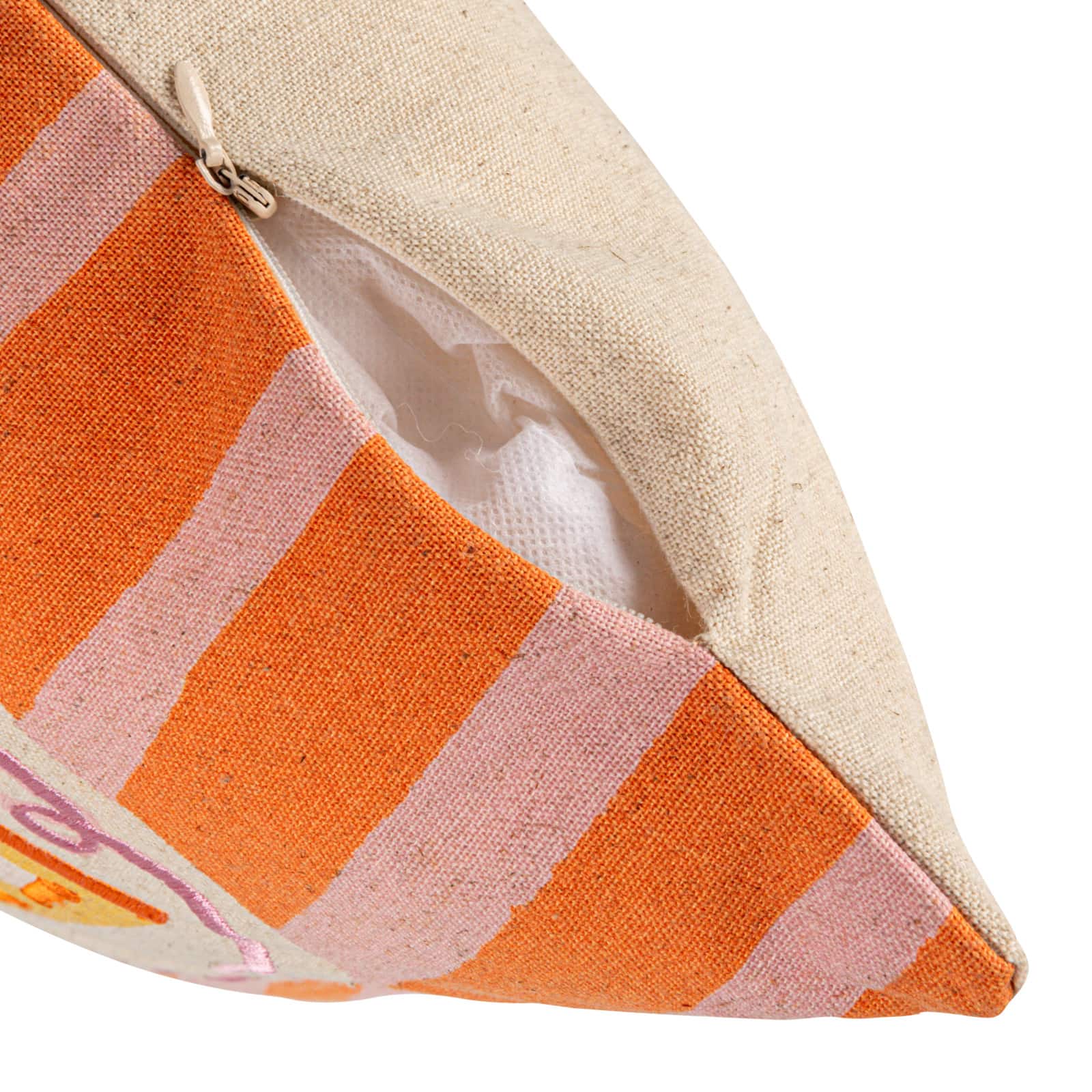 Hello Honey® 18" Orange & Yellow Ciao Bella Accent Pillow