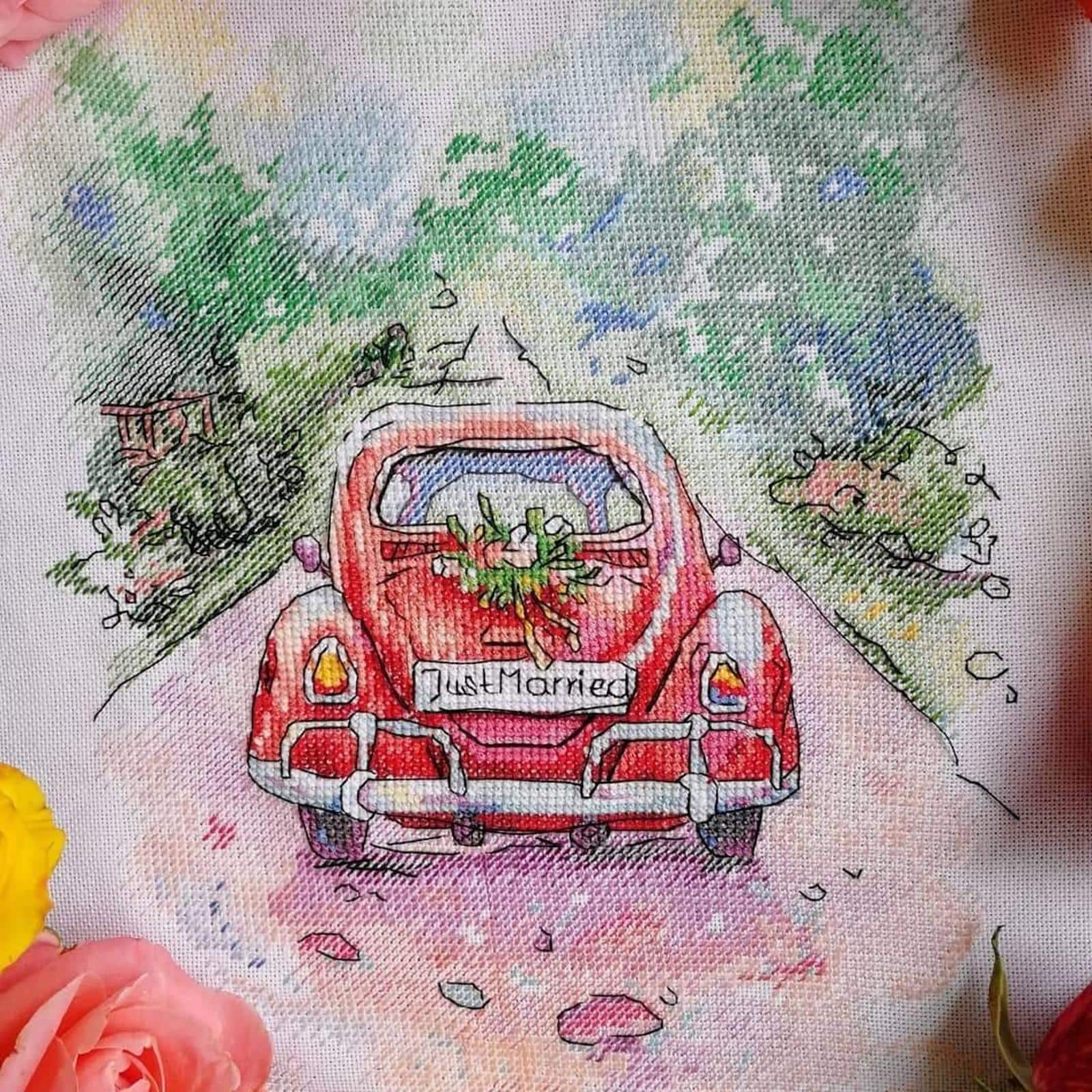 MP Studia Romantic Journey Cross Stitch Kit