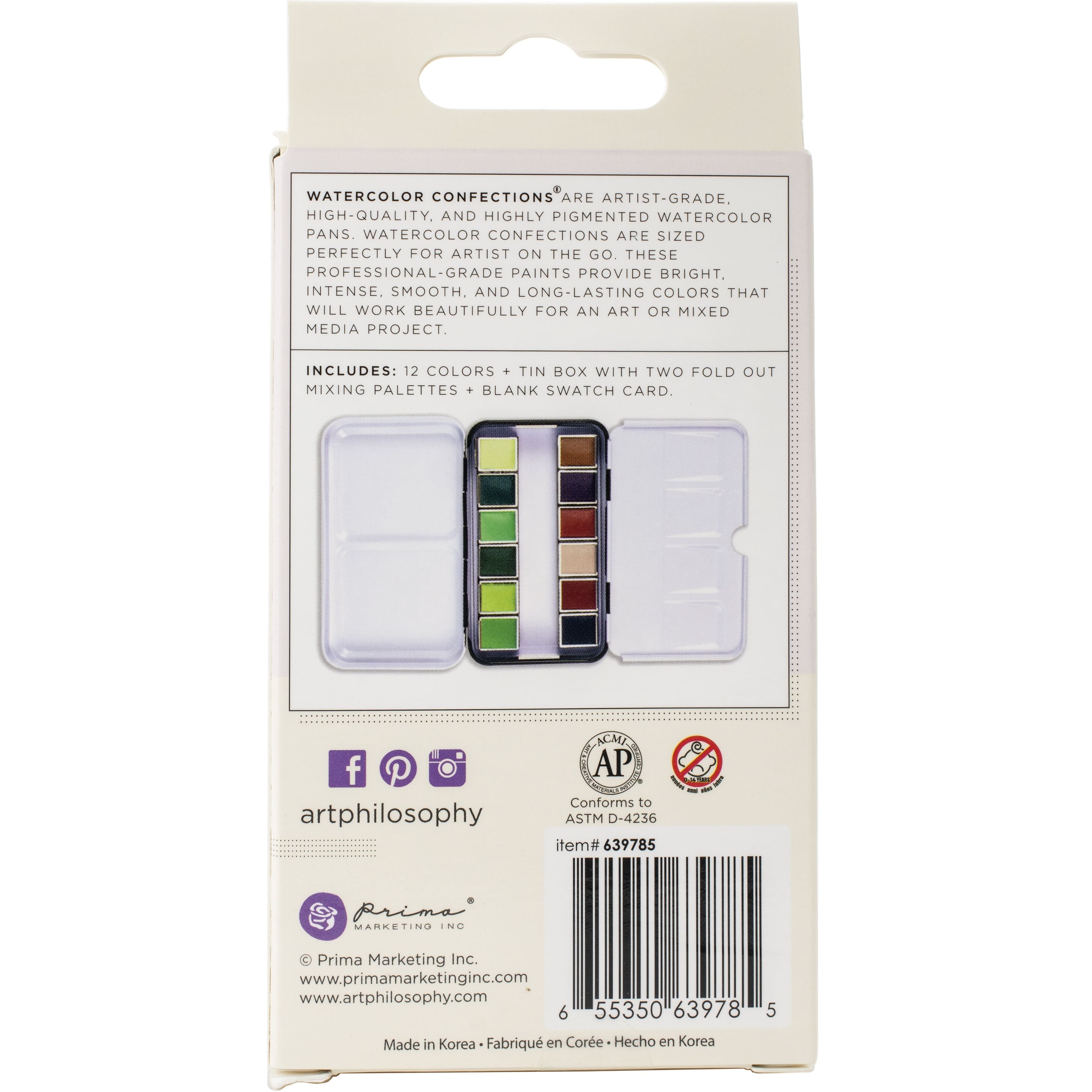 Prima® Watercolor Confections Terrain Watercolor Pans