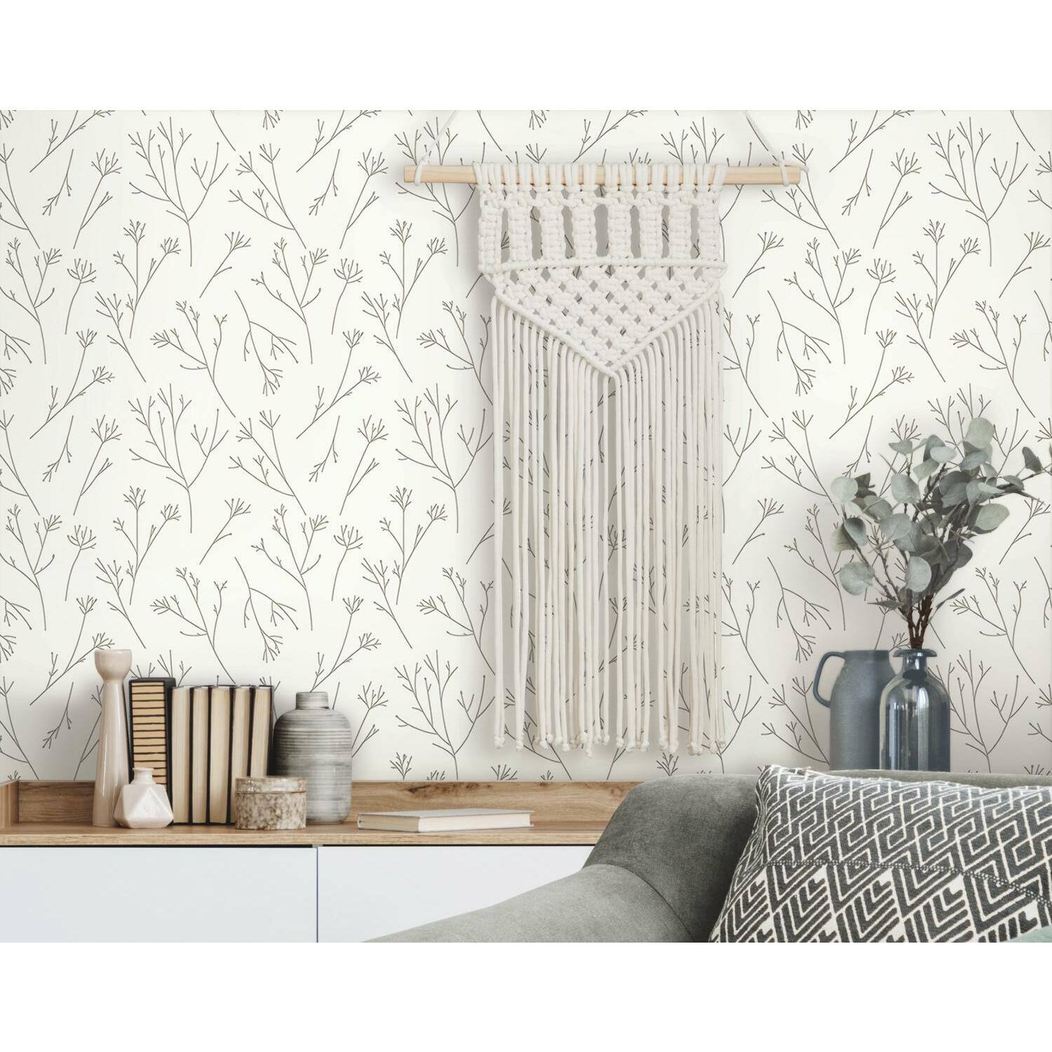 RoomMates Twigs Peel &#x26; Stick Wallpaper