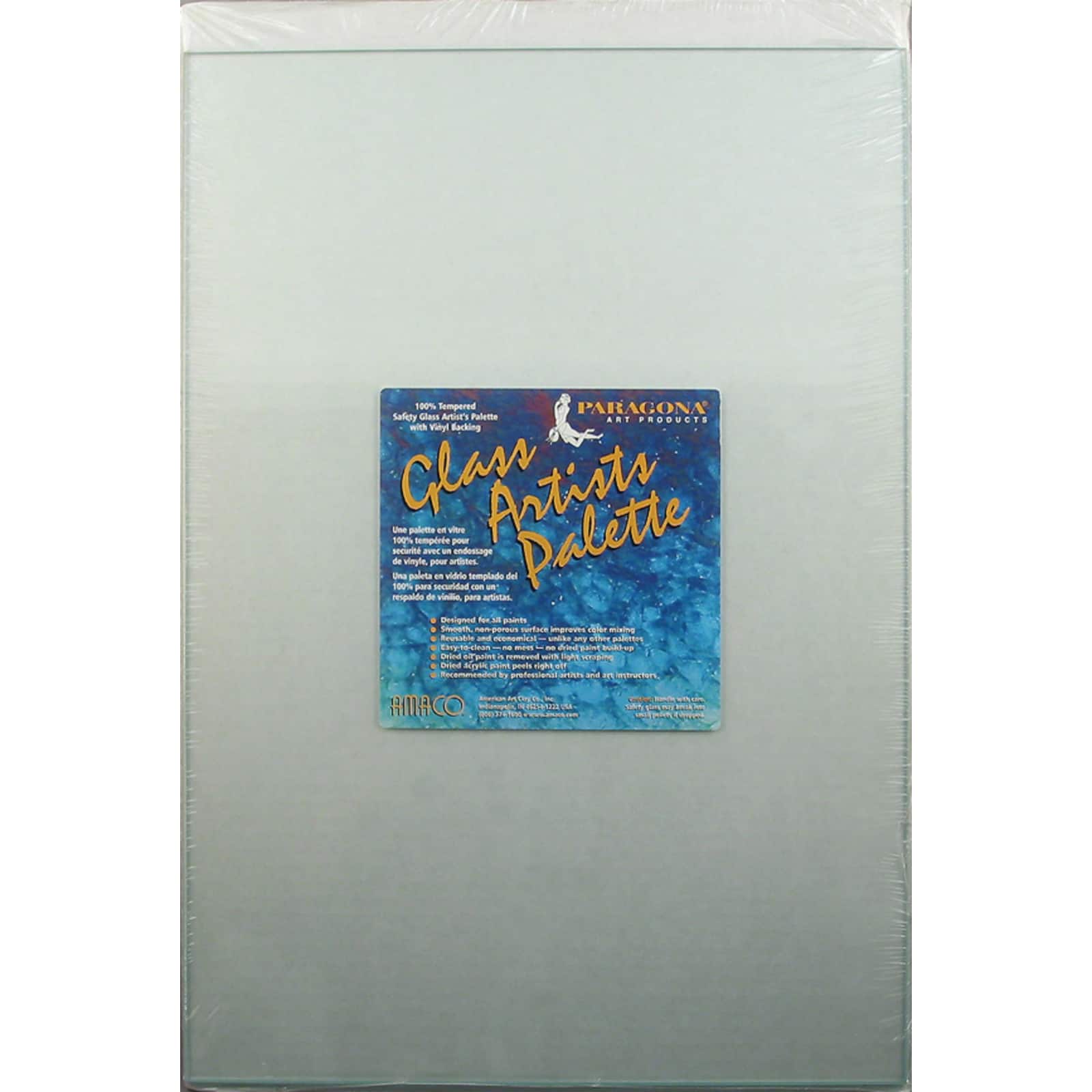 Amaco Glass Tabletop Artists Palette