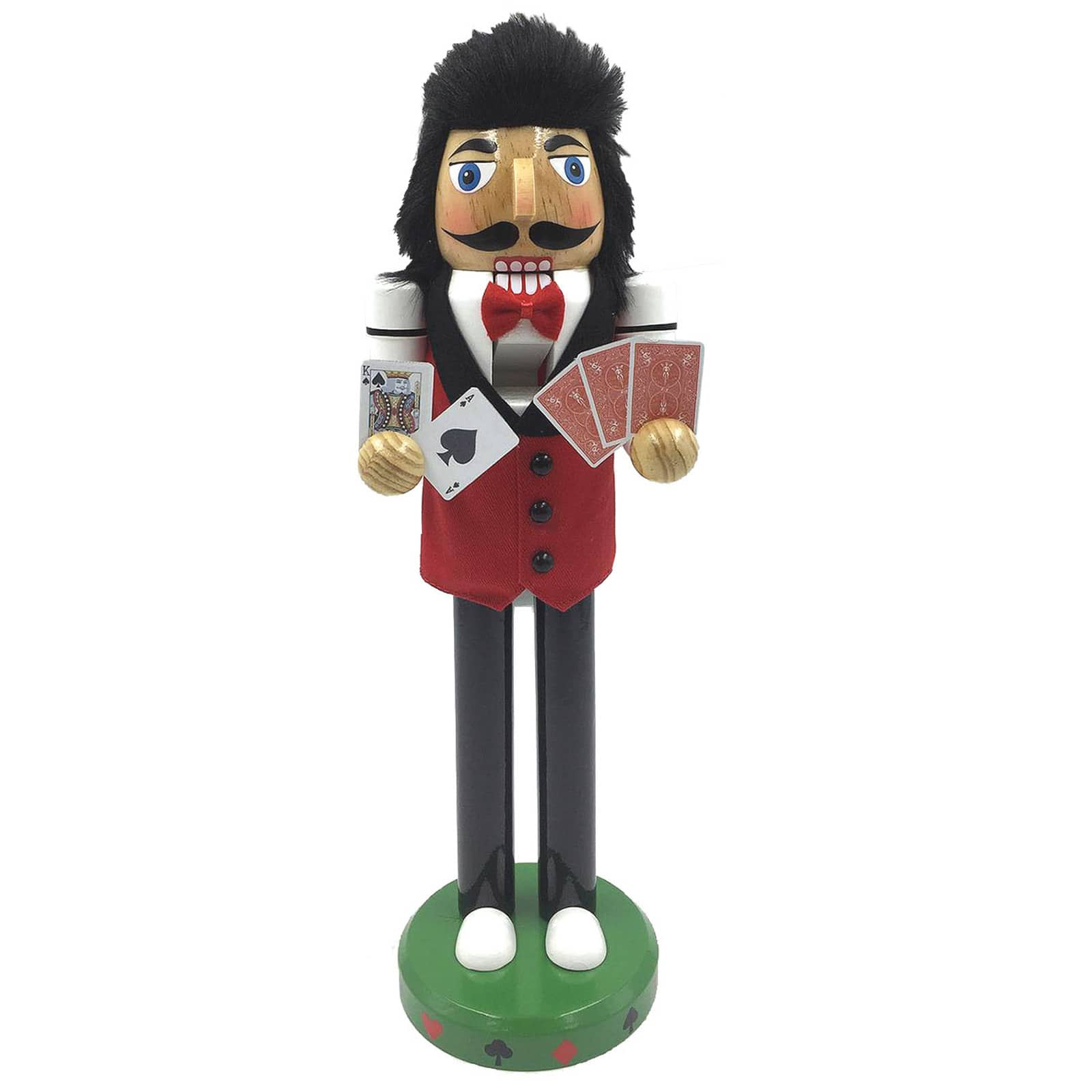 Santa's Workshop 13.5" Dealer Nutcracker By Santasworkshop in Red | Michaels®